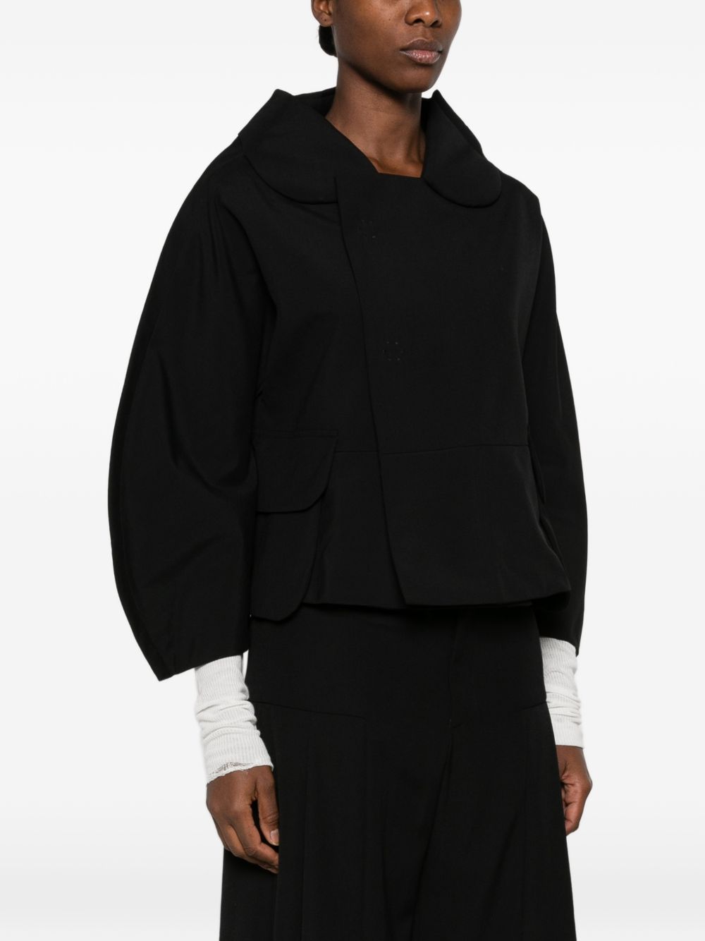 COMME COMME Jackets BLACK