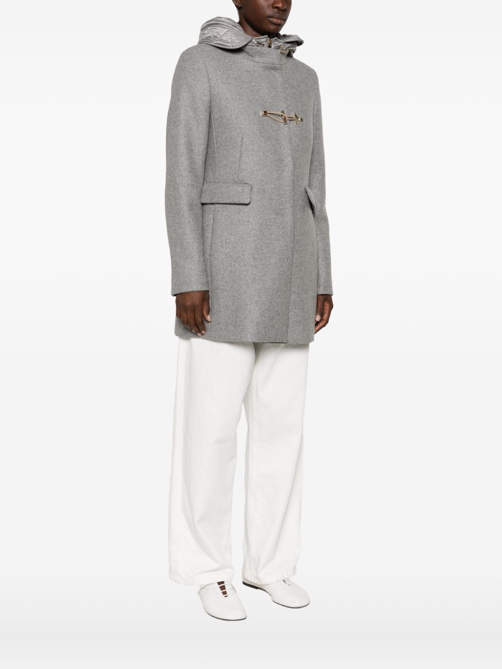 Fay Nylon Midi Parka Coat