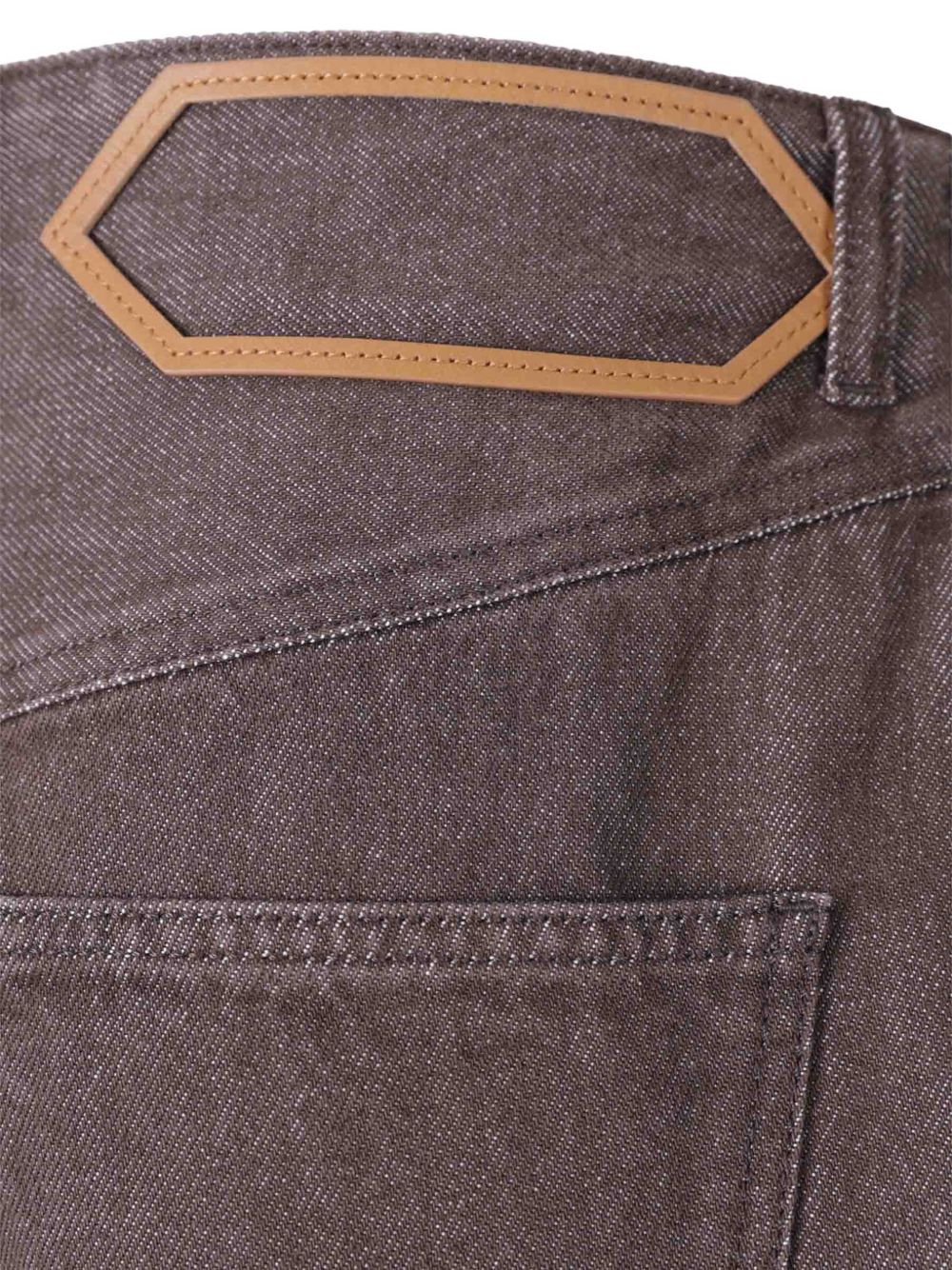JACQUEMUS Jeans BROWN