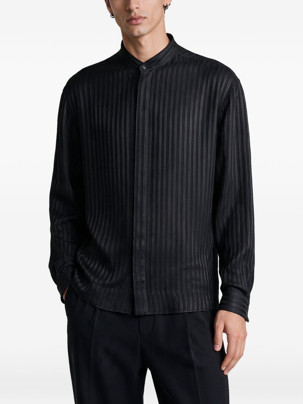 GIORGIO ARMANI Shirts BLACK