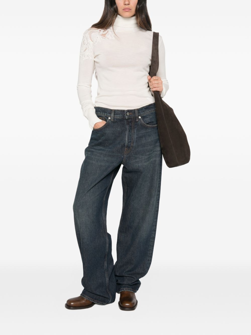 Ermanno Scervino Wool Turtle-Neck Sweater