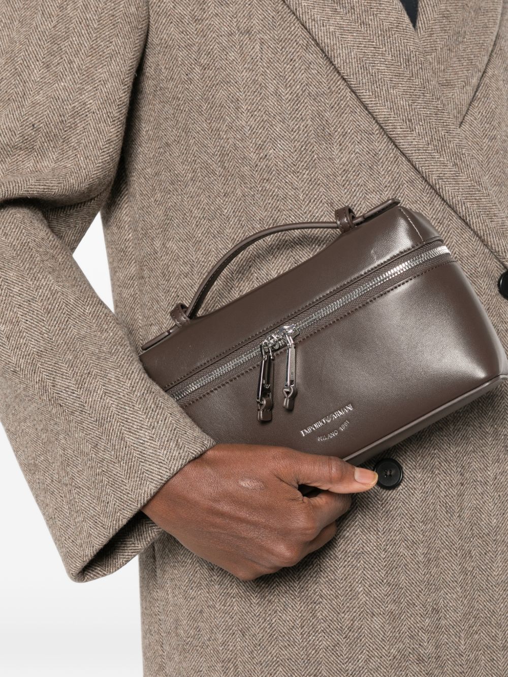Emporio Armani Leather Vanity Case