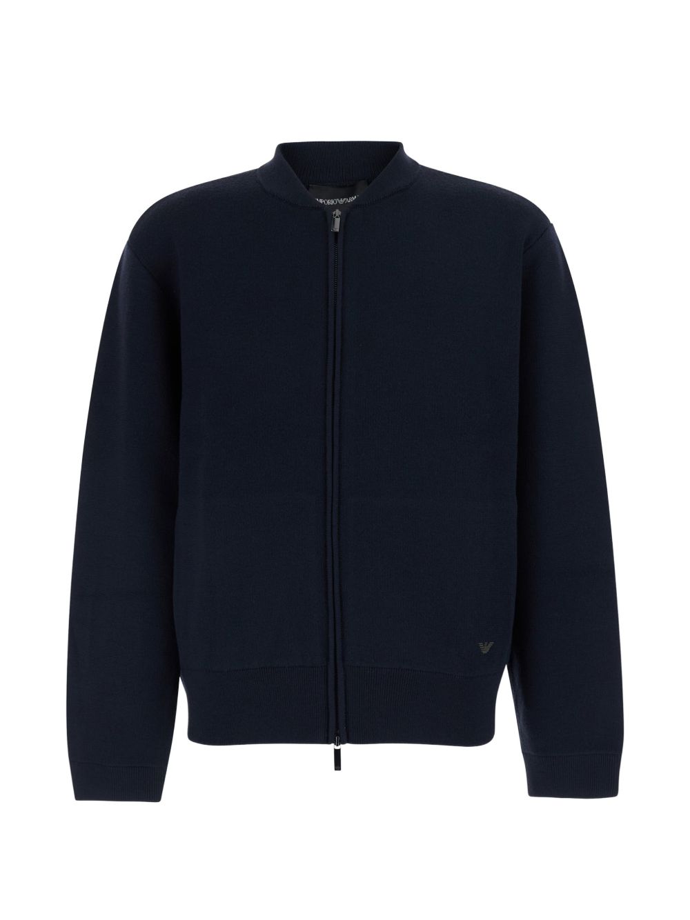 Emporio Armani Wool Zipped Cardigan