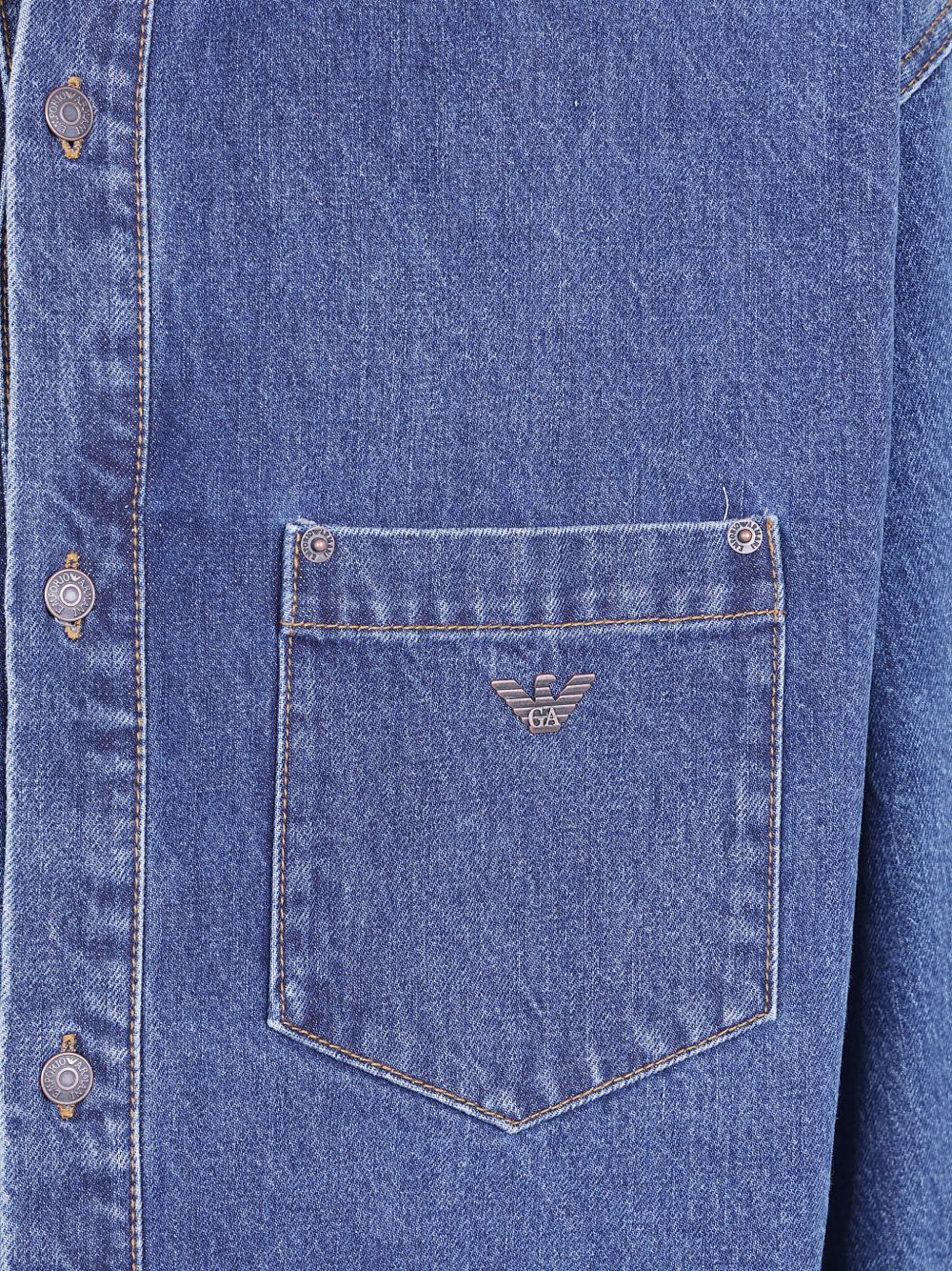 Emporio Armani Shirts NAVY
