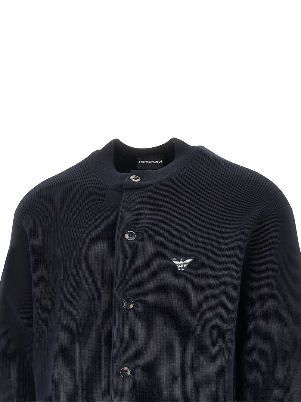 Emporio Armani Wool Zipped Cardigan