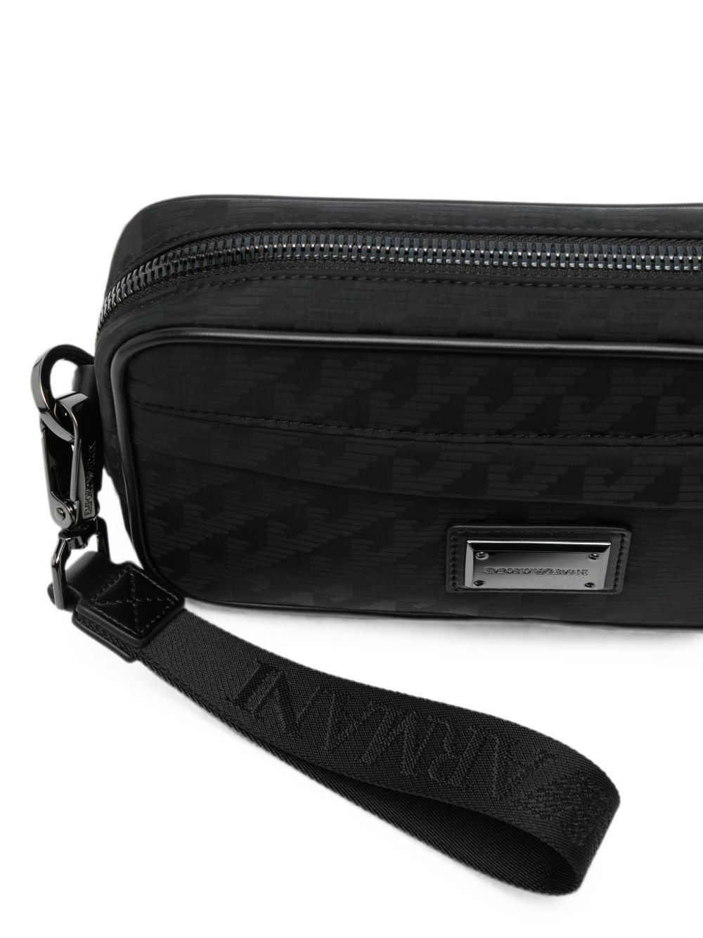 Emporio Armani Eagle All Over Nylon Beauty Case