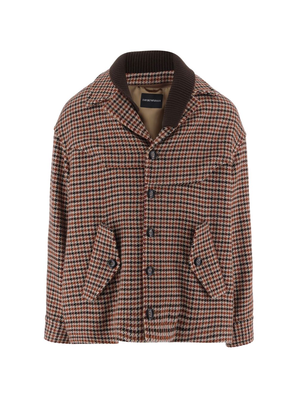 Emporio Armani Wool Caban Coat