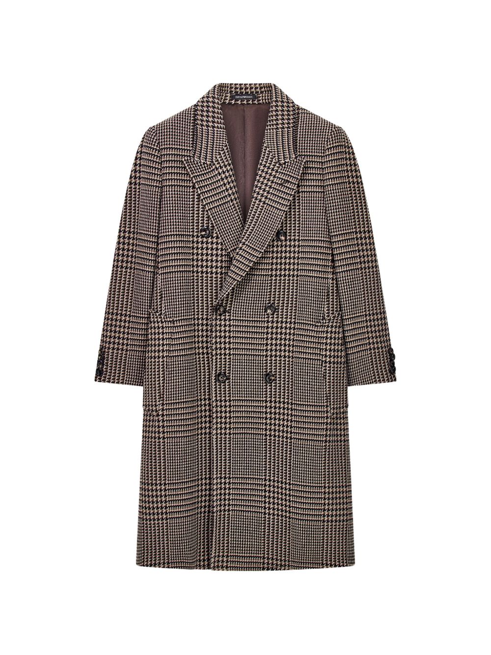 Emporio Armani Wool Double-Breasted Coat