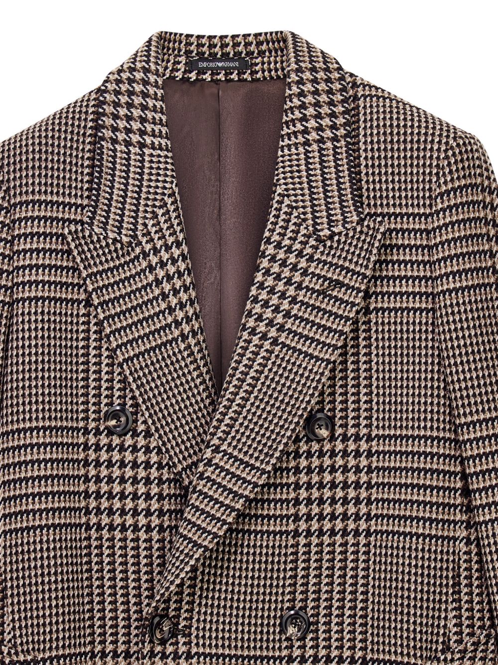 Emporio Armani Wool Double-Breasted Coat