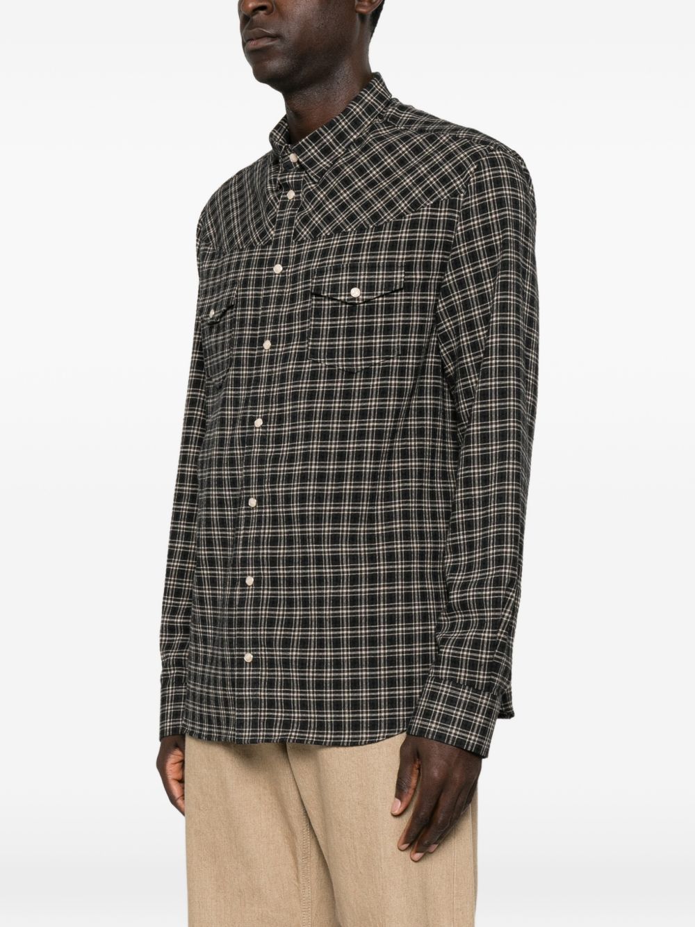 Emporio Armani Shirts BLACK