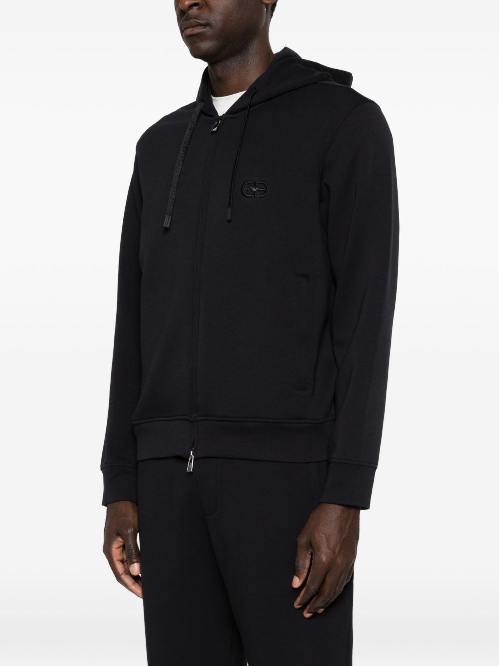 Emporio Armani Logo Cotton Hoodie