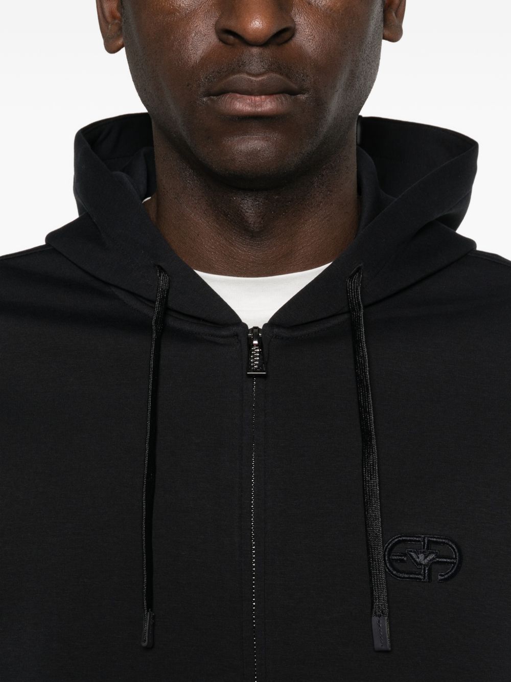 Emporio Armani Logo Cotton Hoodie
