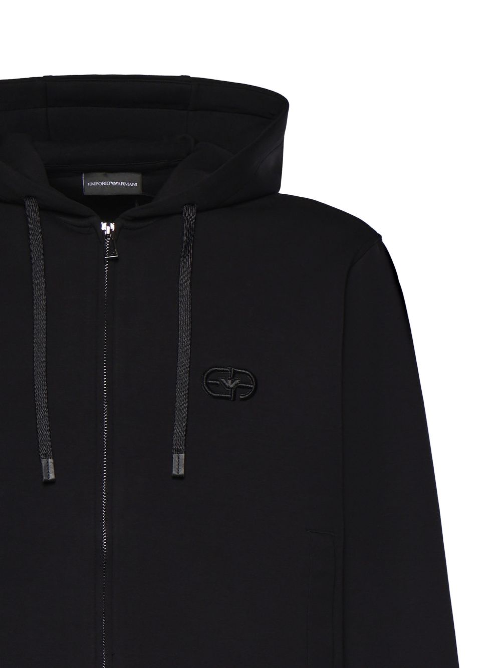 Emporio Armani Logo Cotton Hoodie