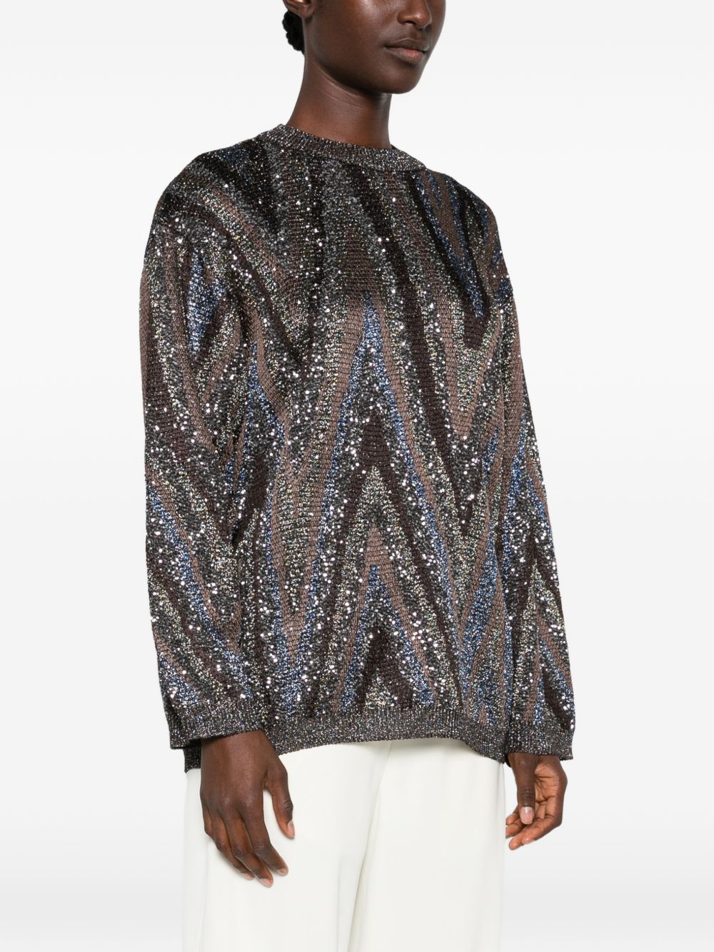 Missoni Printed Crewneck Sweater