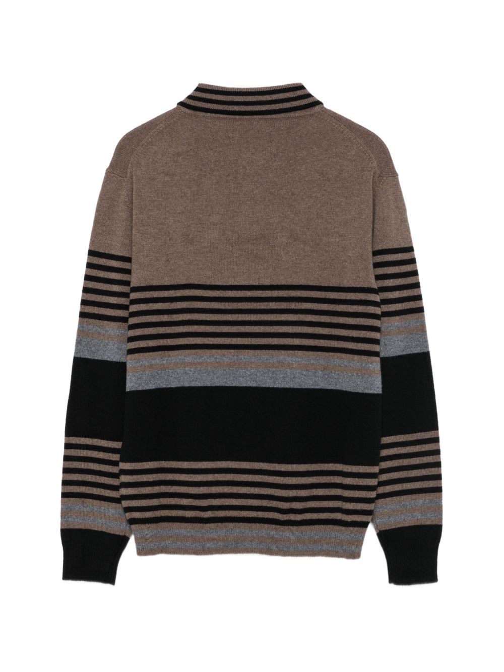Paul Smith Striped Knit Polo Shirt