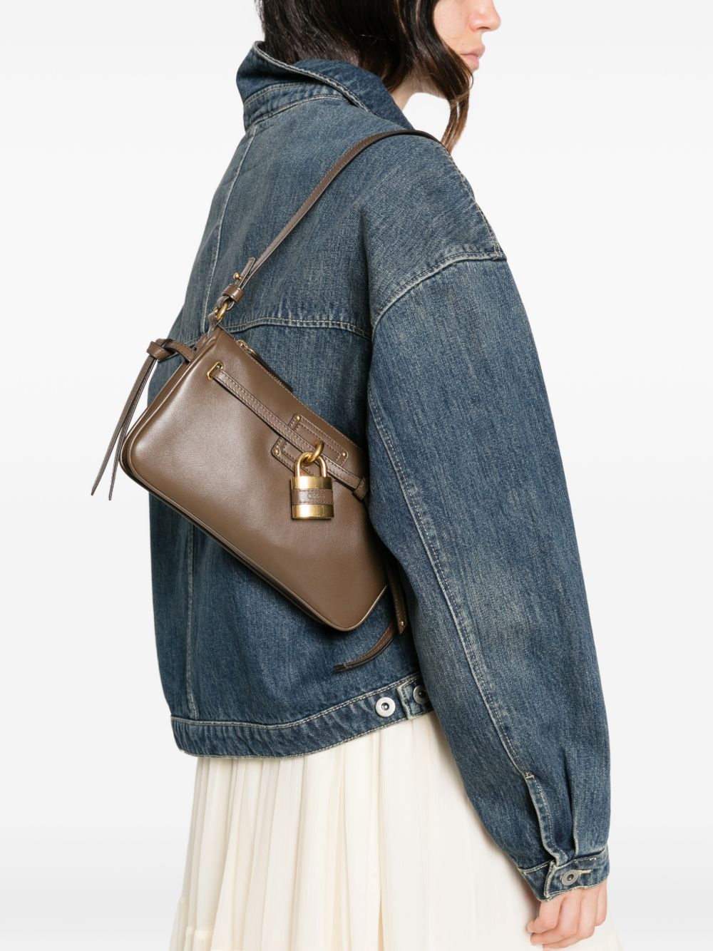 Chloé Chloe Paddington Sling Mini Leather Shoulder Bag