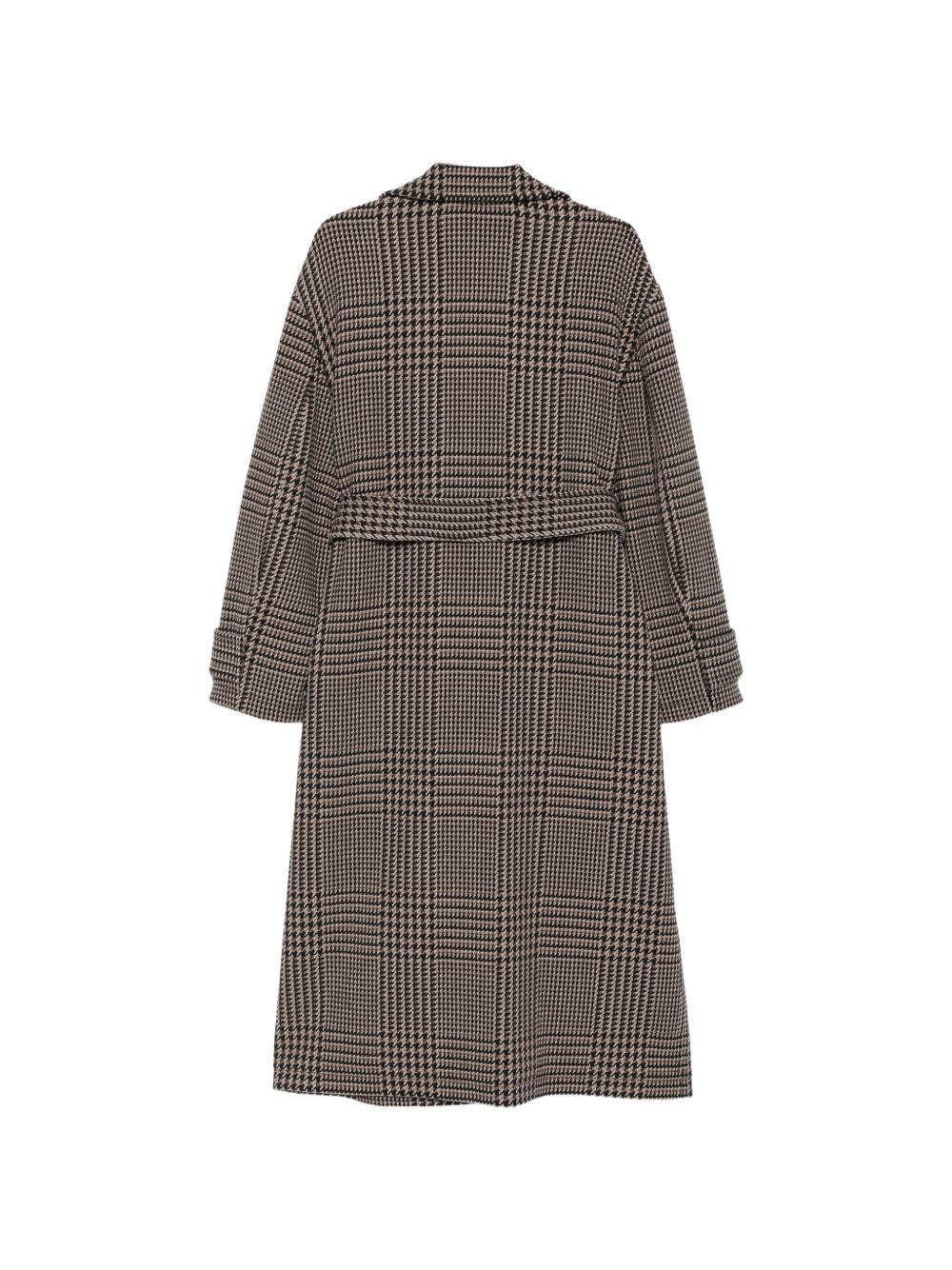 Emporio Armani Prince of Wales Check Double-Breasted Coat