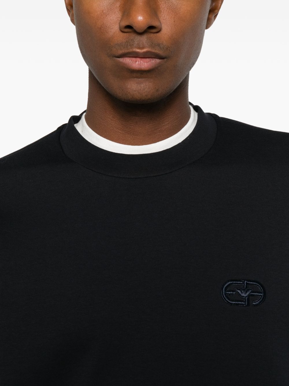Emporio Armani Sweaters NAVY