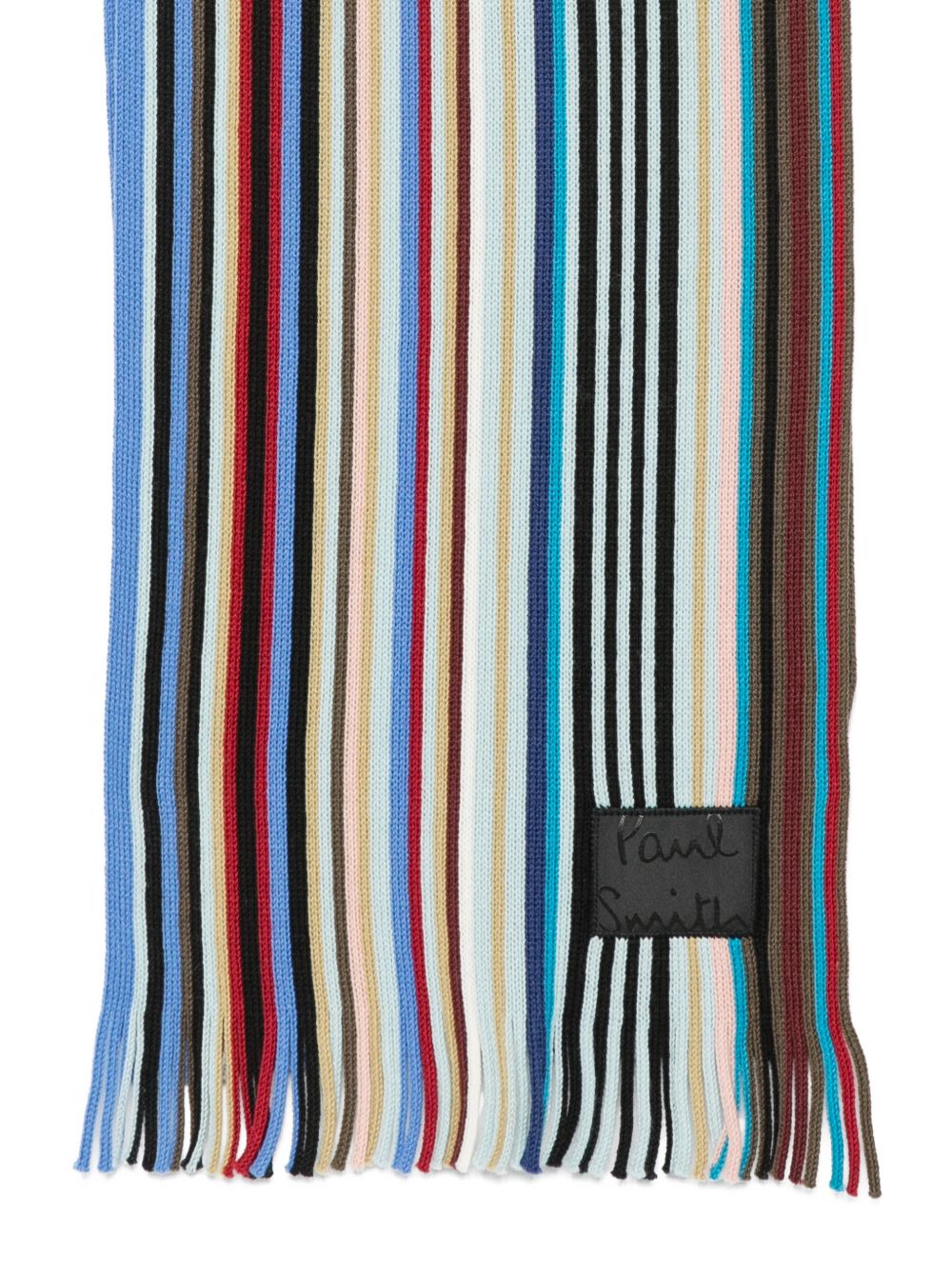 Paul Smith Striped wool scarf