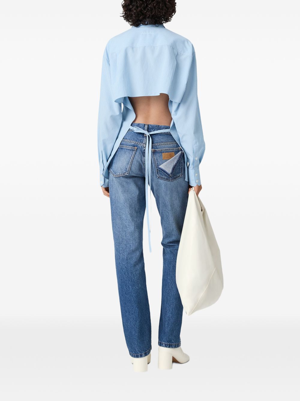MM6 Maison Margiela Shirts LIGHT BLUE