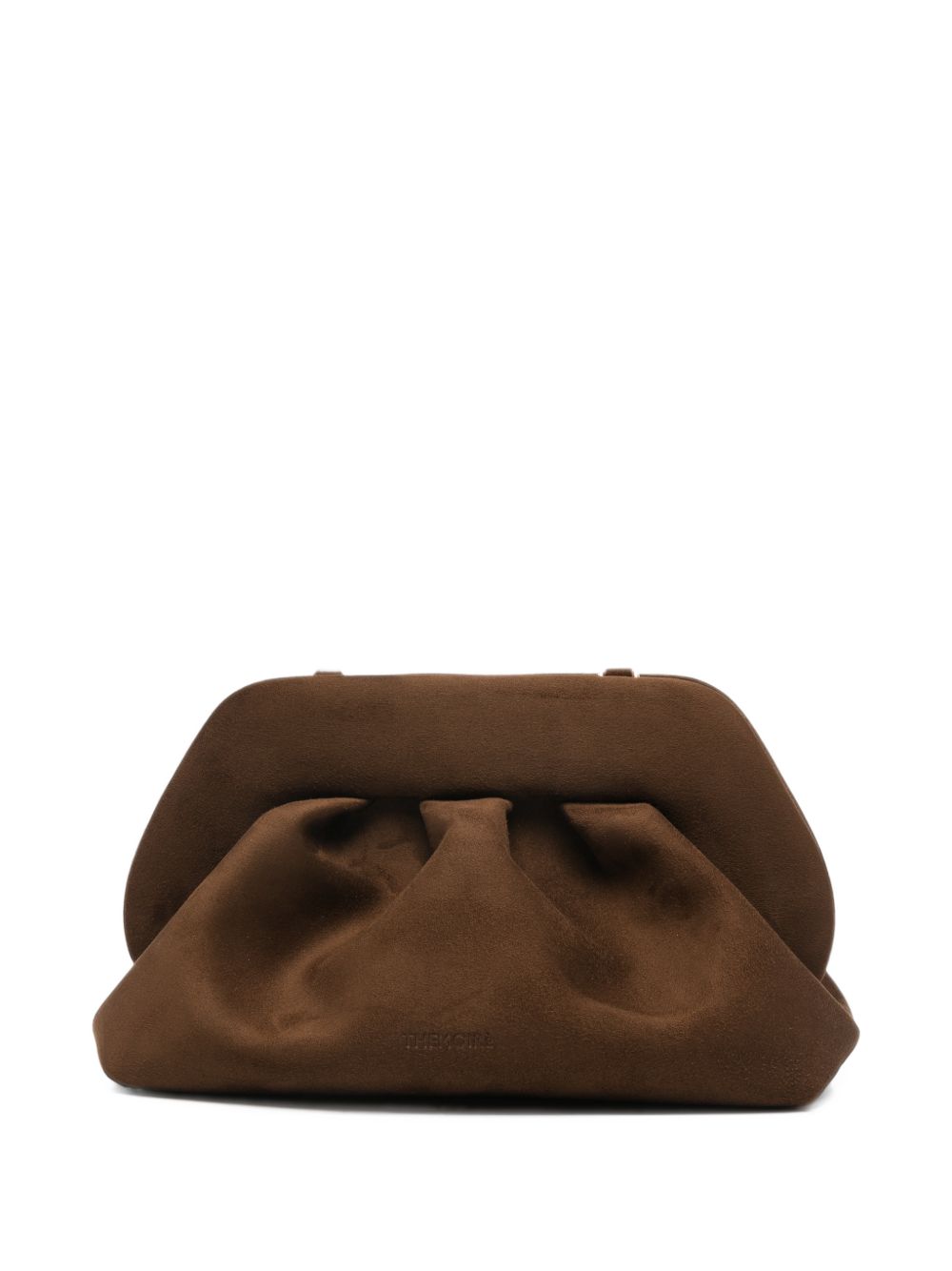 Themoire' Bios suede clutch