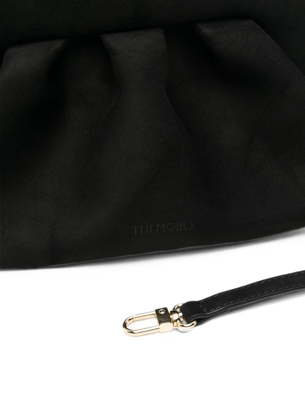 Themoire' Bios suede clutch