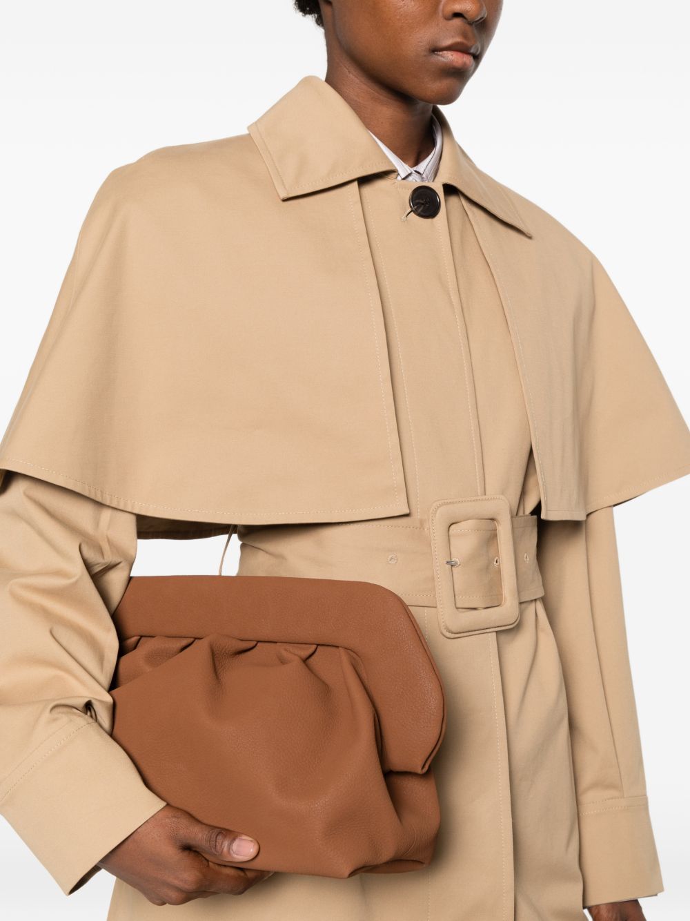 THEMOIRE'' Bags.. BROWN