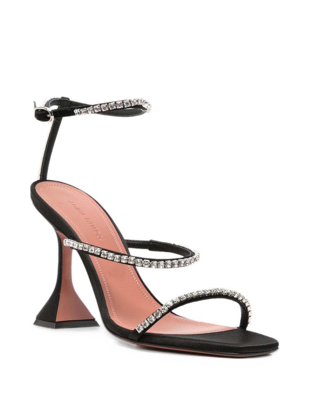 Amina Muaddi Gilda crystal sandals