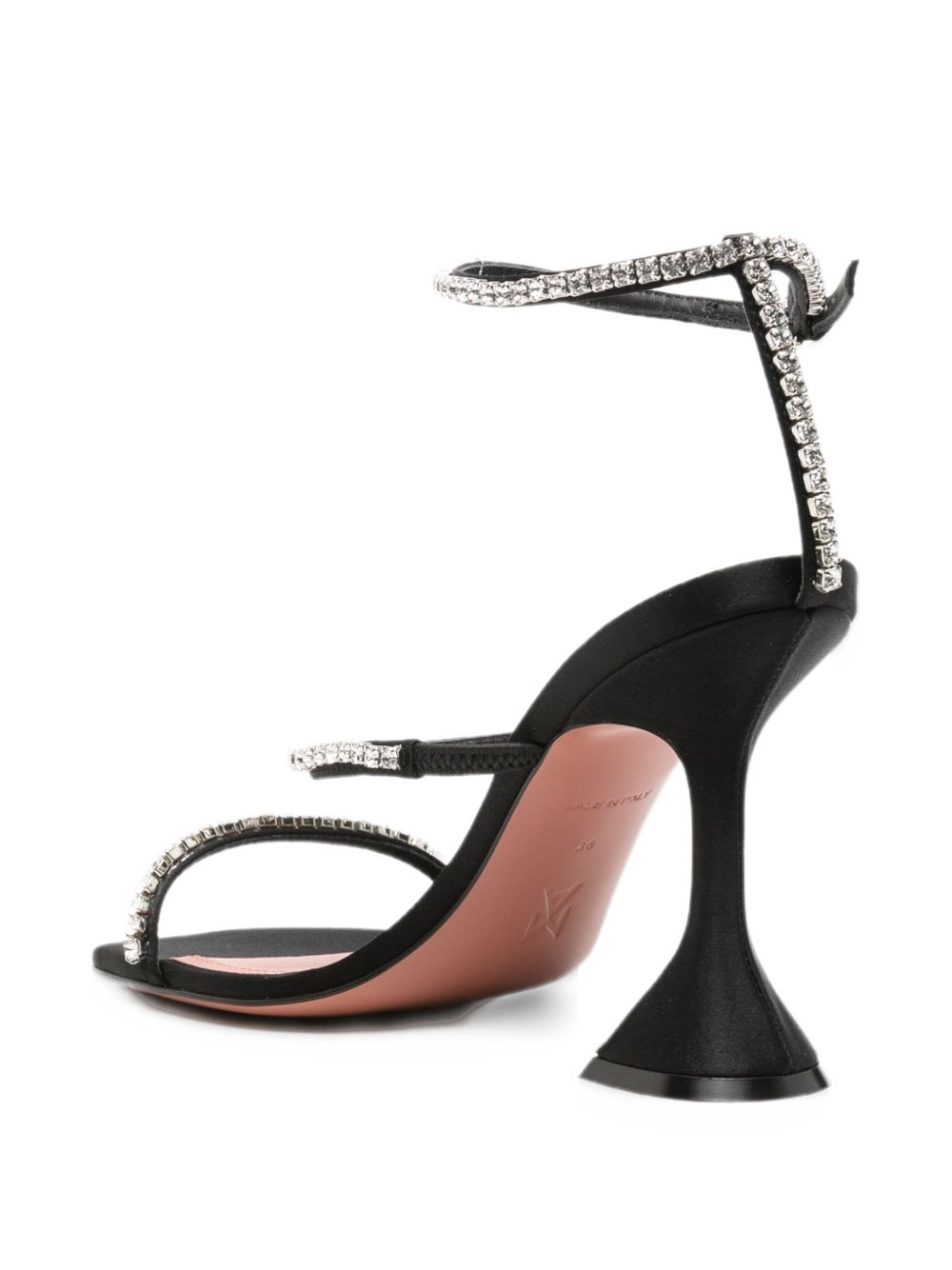 Amina Muaddi Gilda crystal sandals