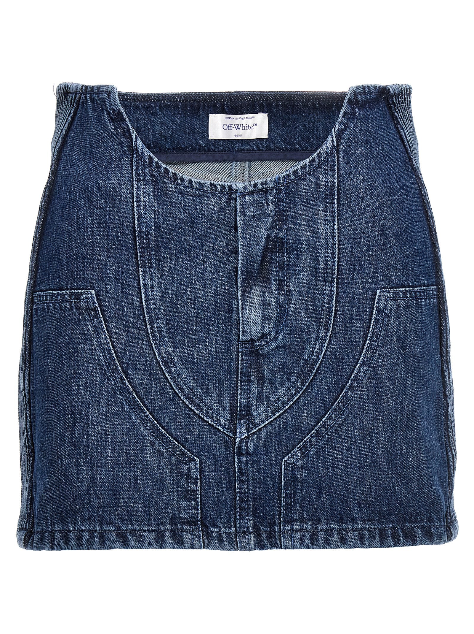 Off White Off-white Motorcycle Miniskirt