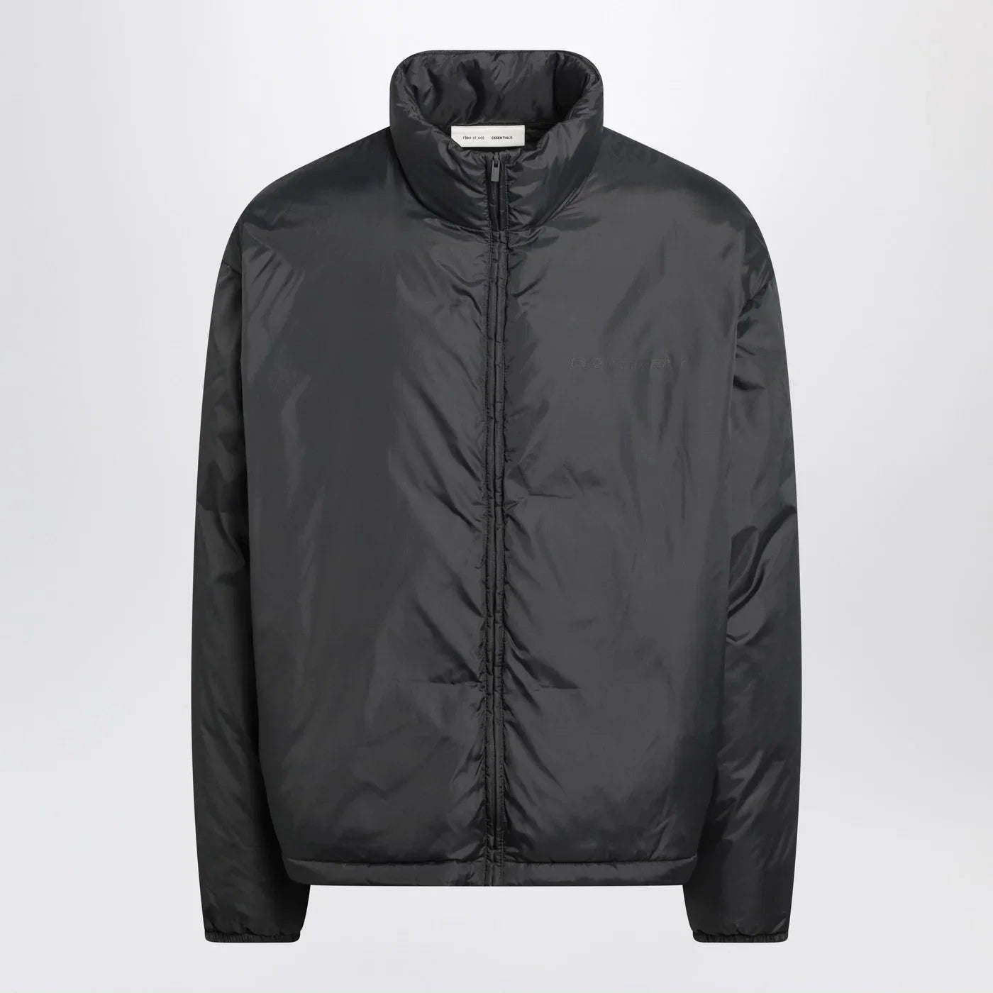 Fear of God Essentials Grey padded ripstop nylon jacket