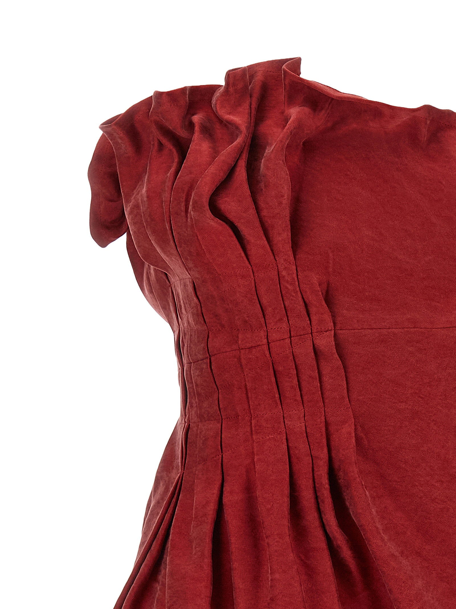 Magda Butrym Asymmetrical Dress With Pleats