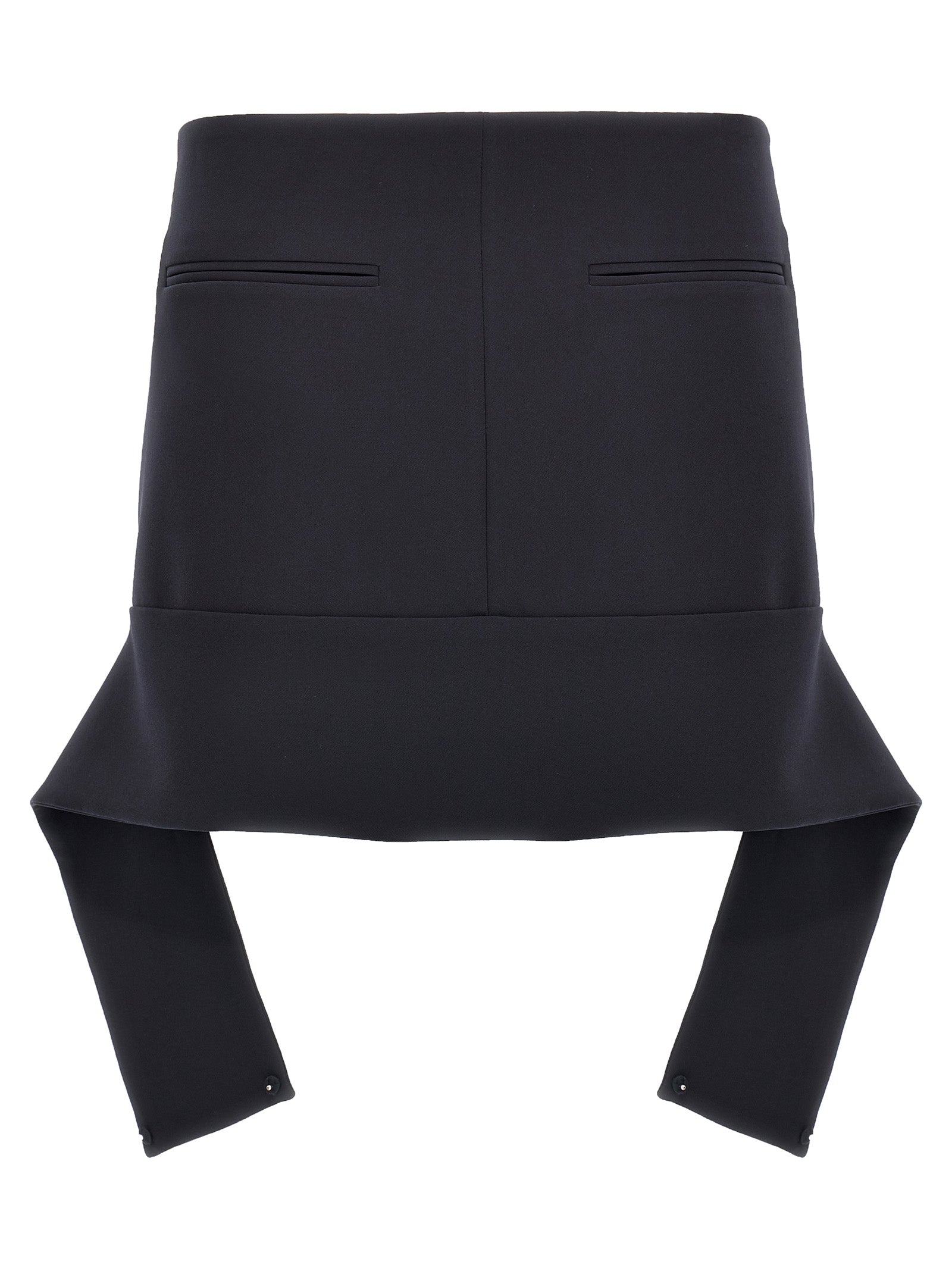 Courreges Reversed Belt Mini Skirt