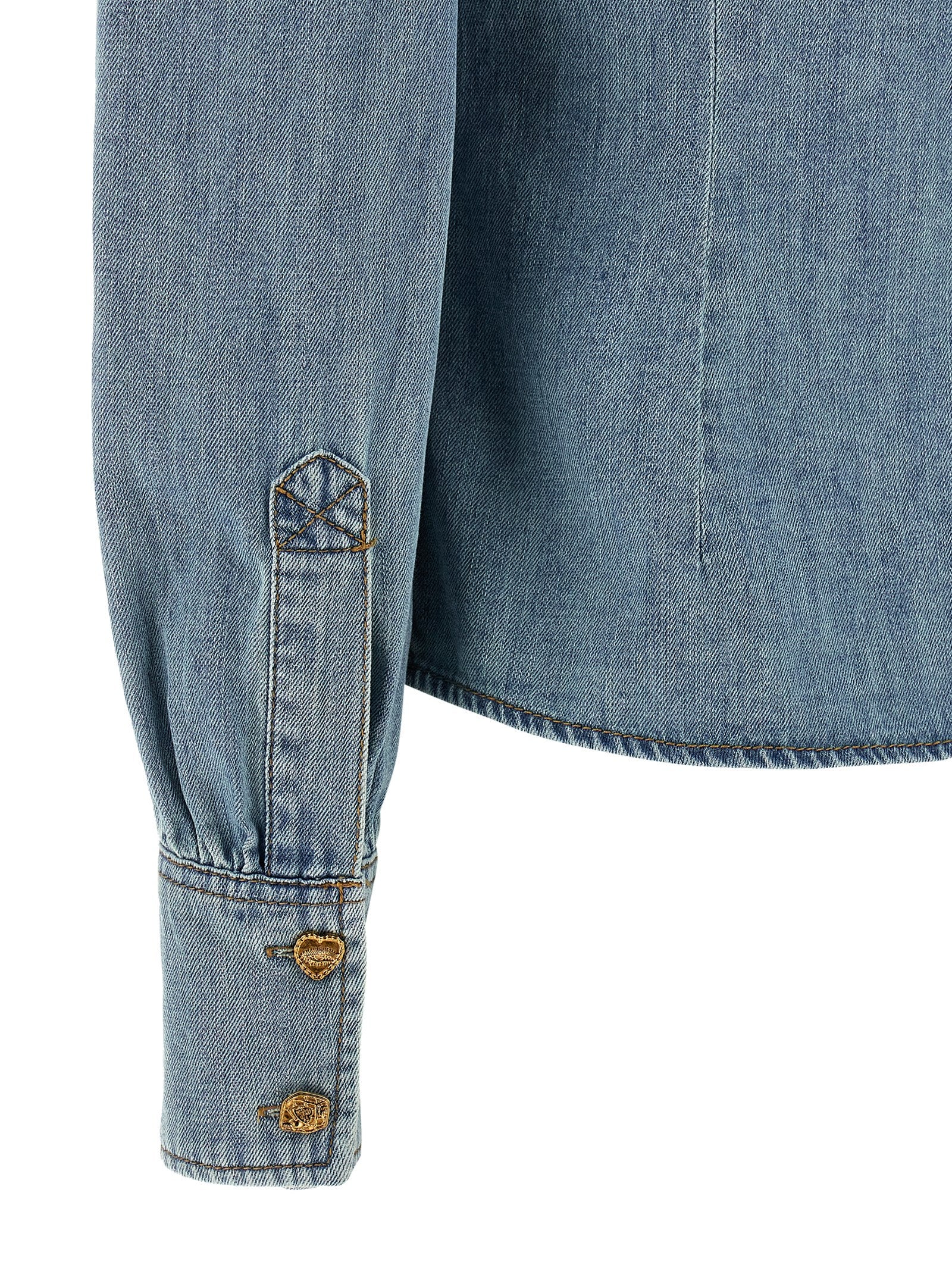 Zimmermann Crush Denim Blouse