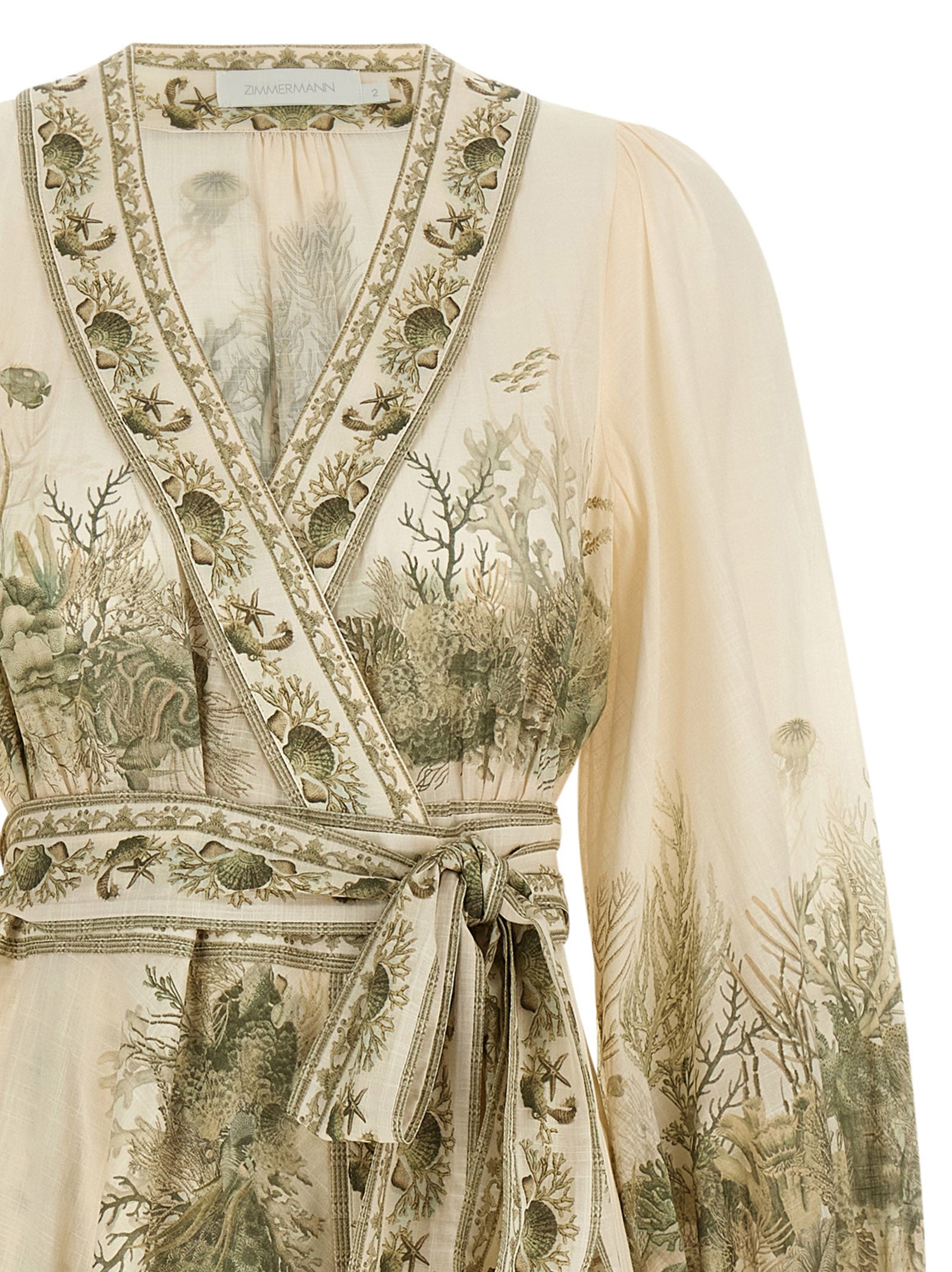 Zimmermann Wanderlust Wrap Midi Dress