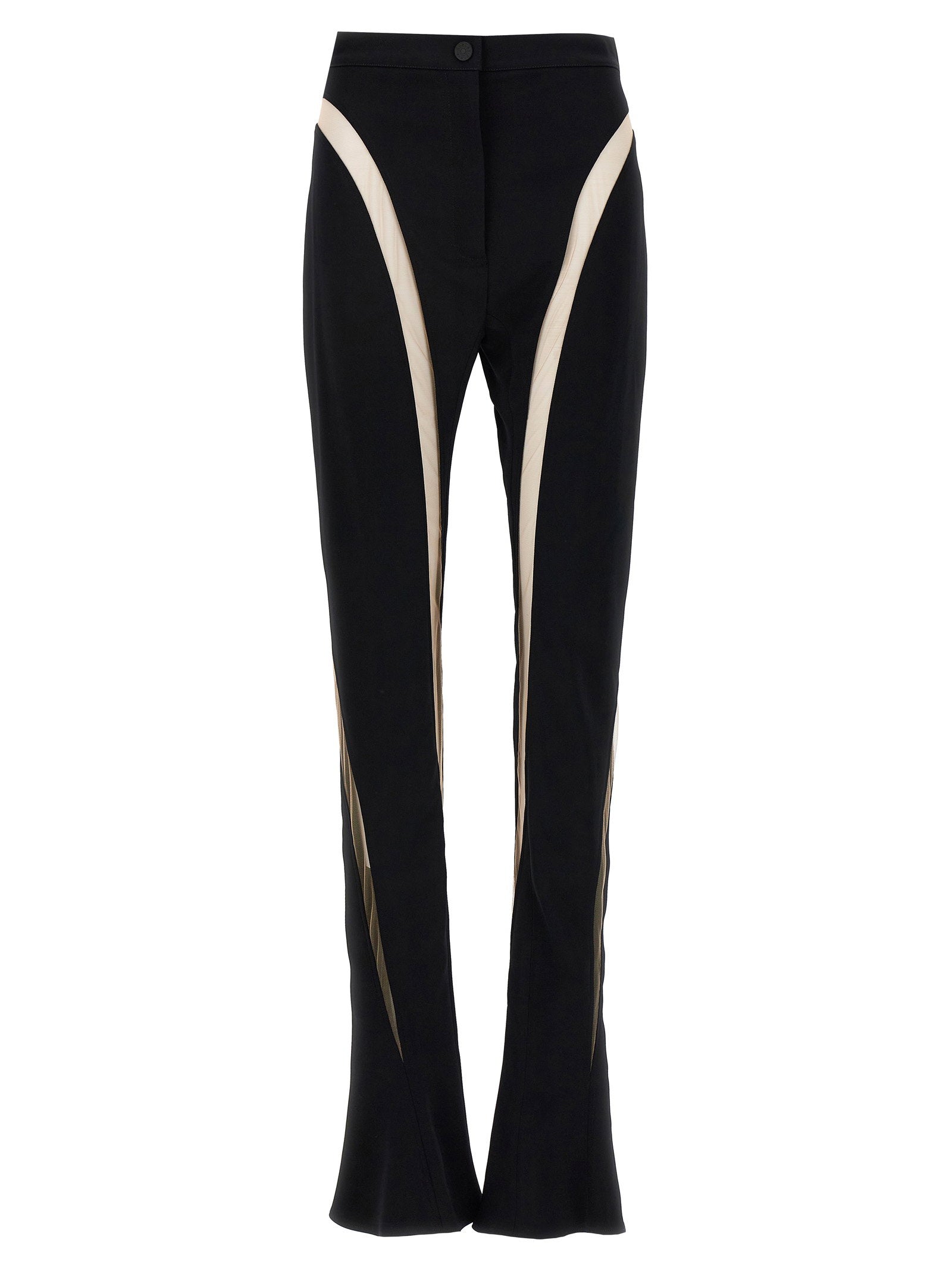 Mugler Mesh Insert Leggings