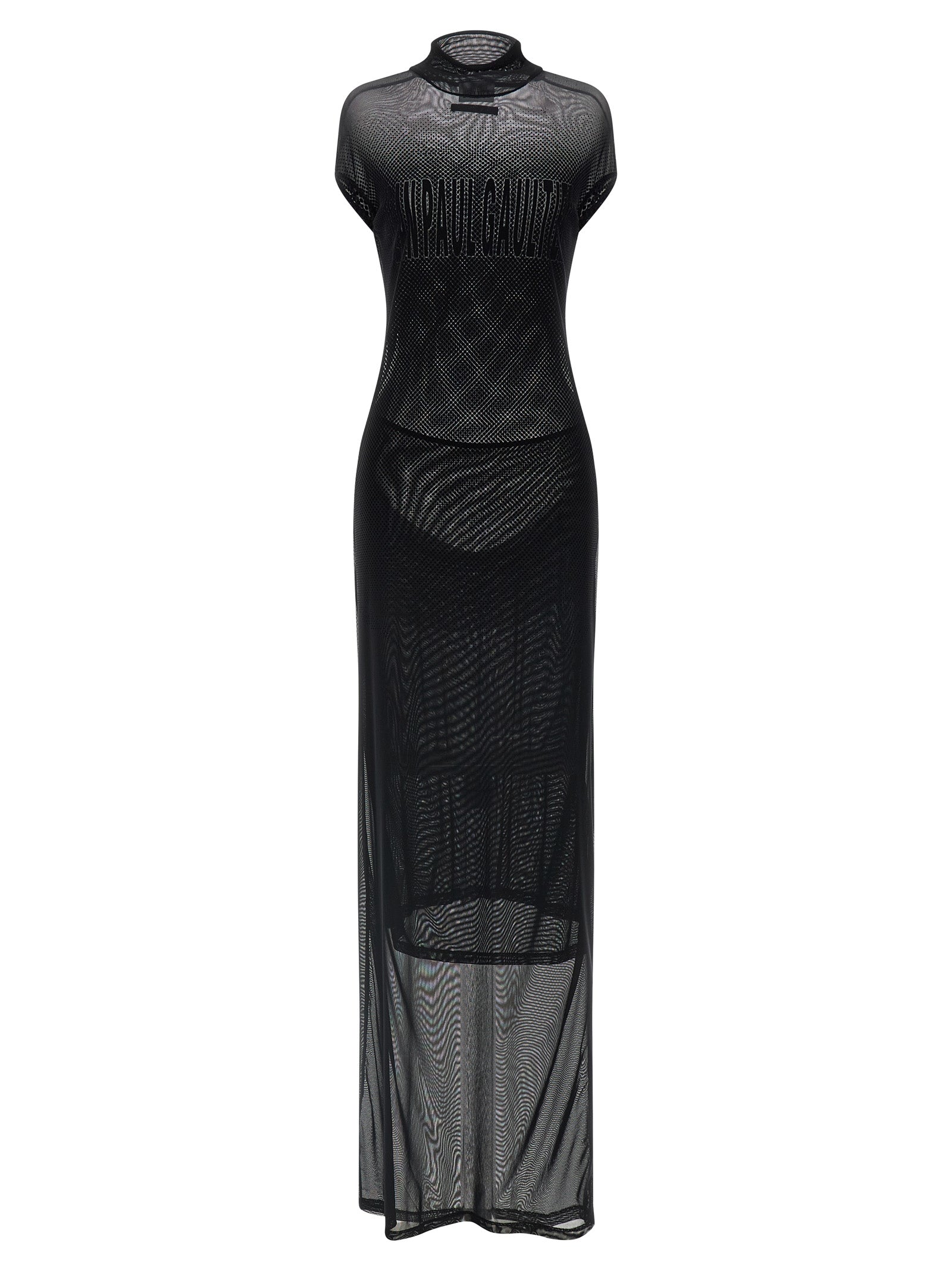 Jean Paul Gaultier Flocked Dress