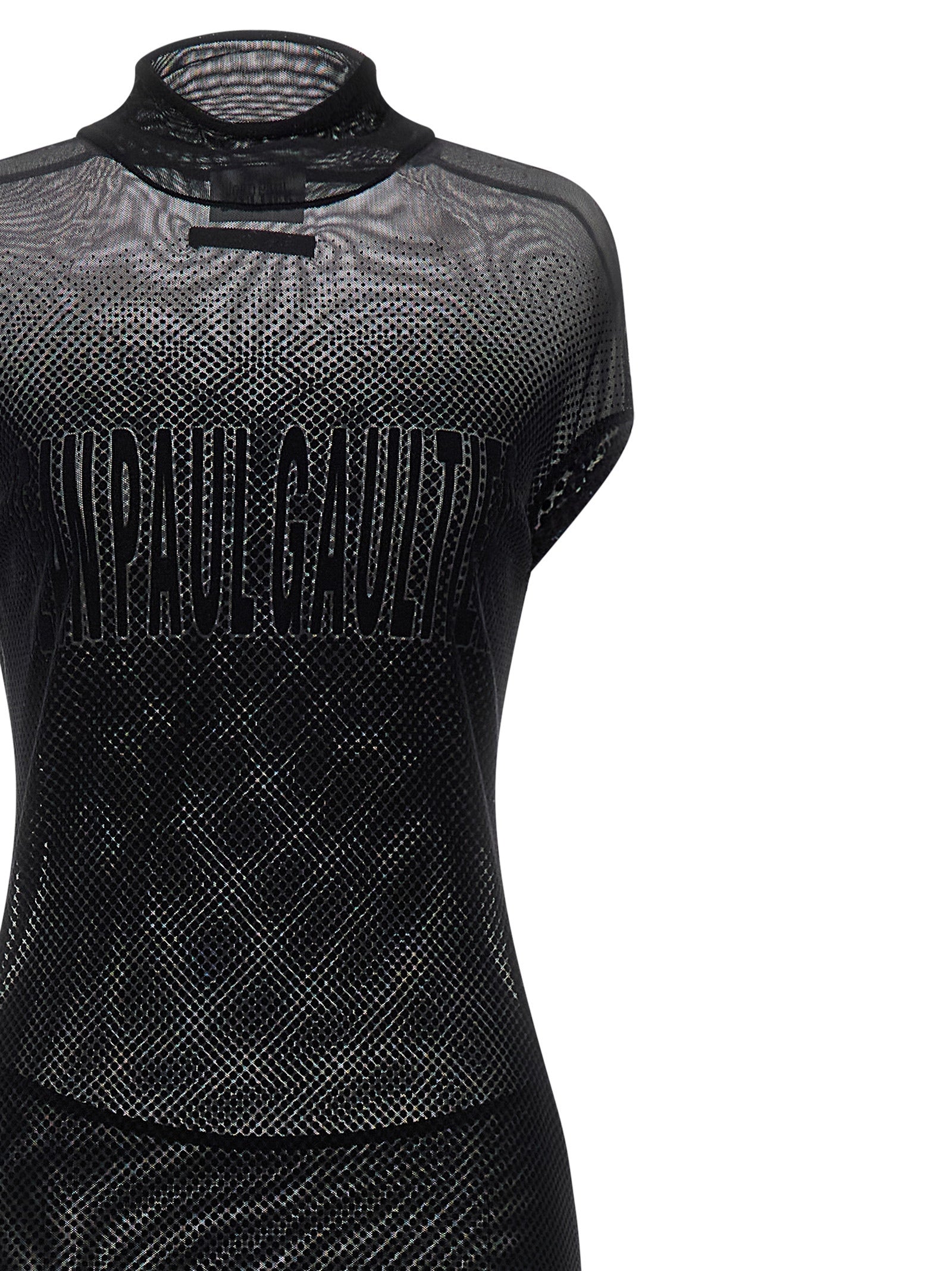Jean Paul Gaultier Flocked Dress