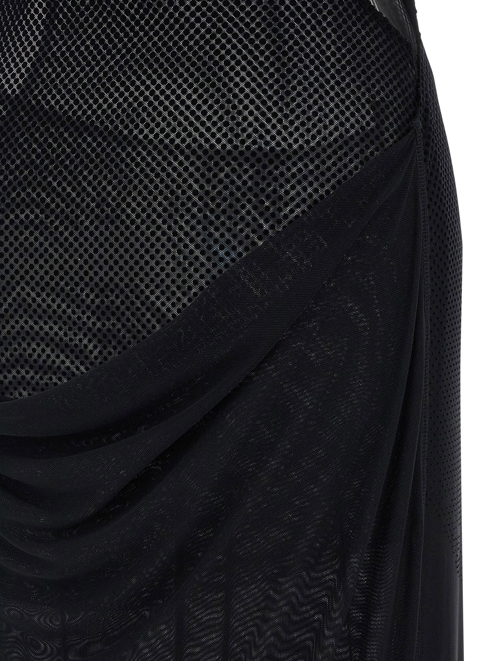 Jean Paul Gaultier Flocked Dress