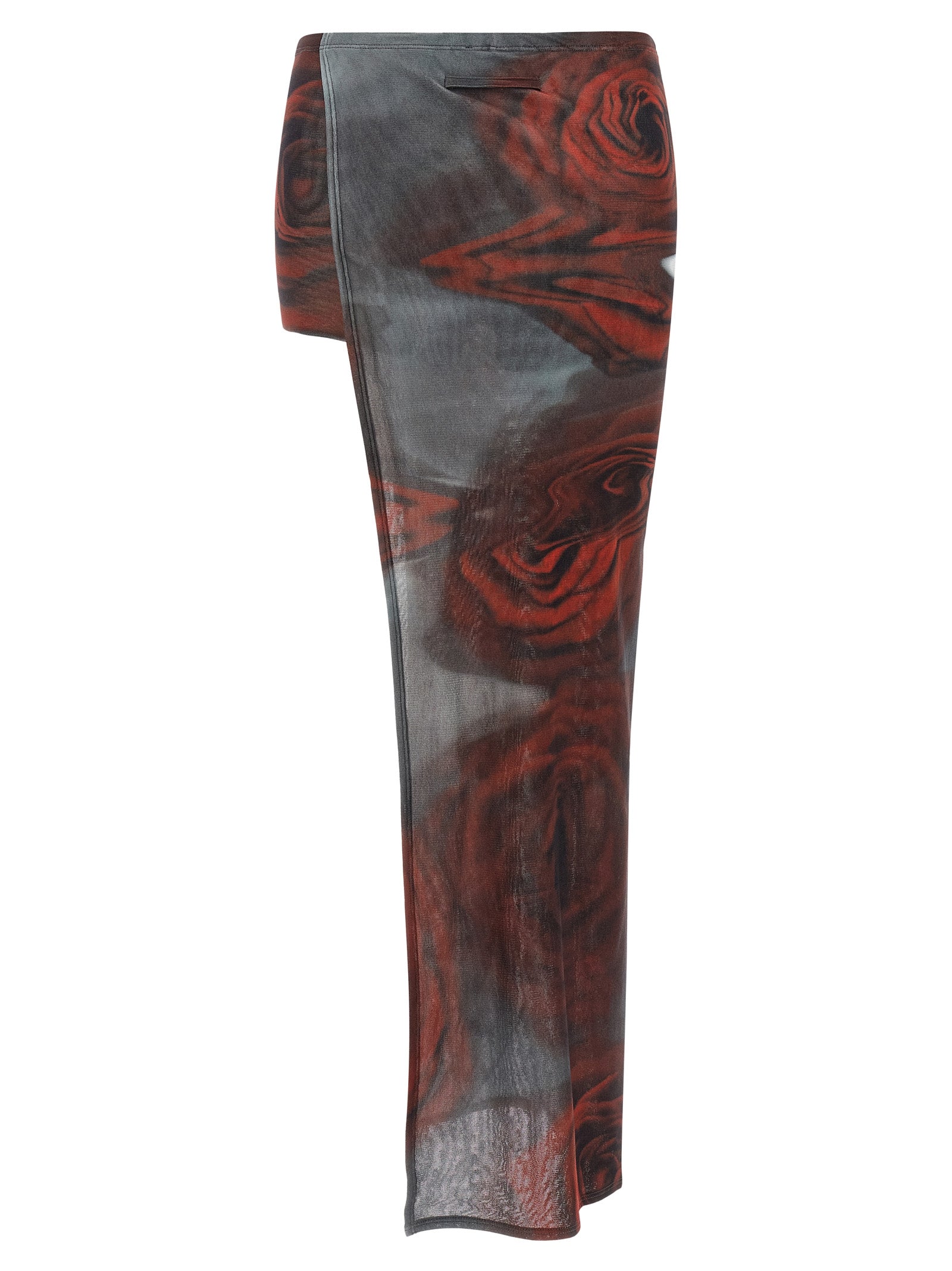 Jean Paul Gaultier The Red Blurry Roses Skort