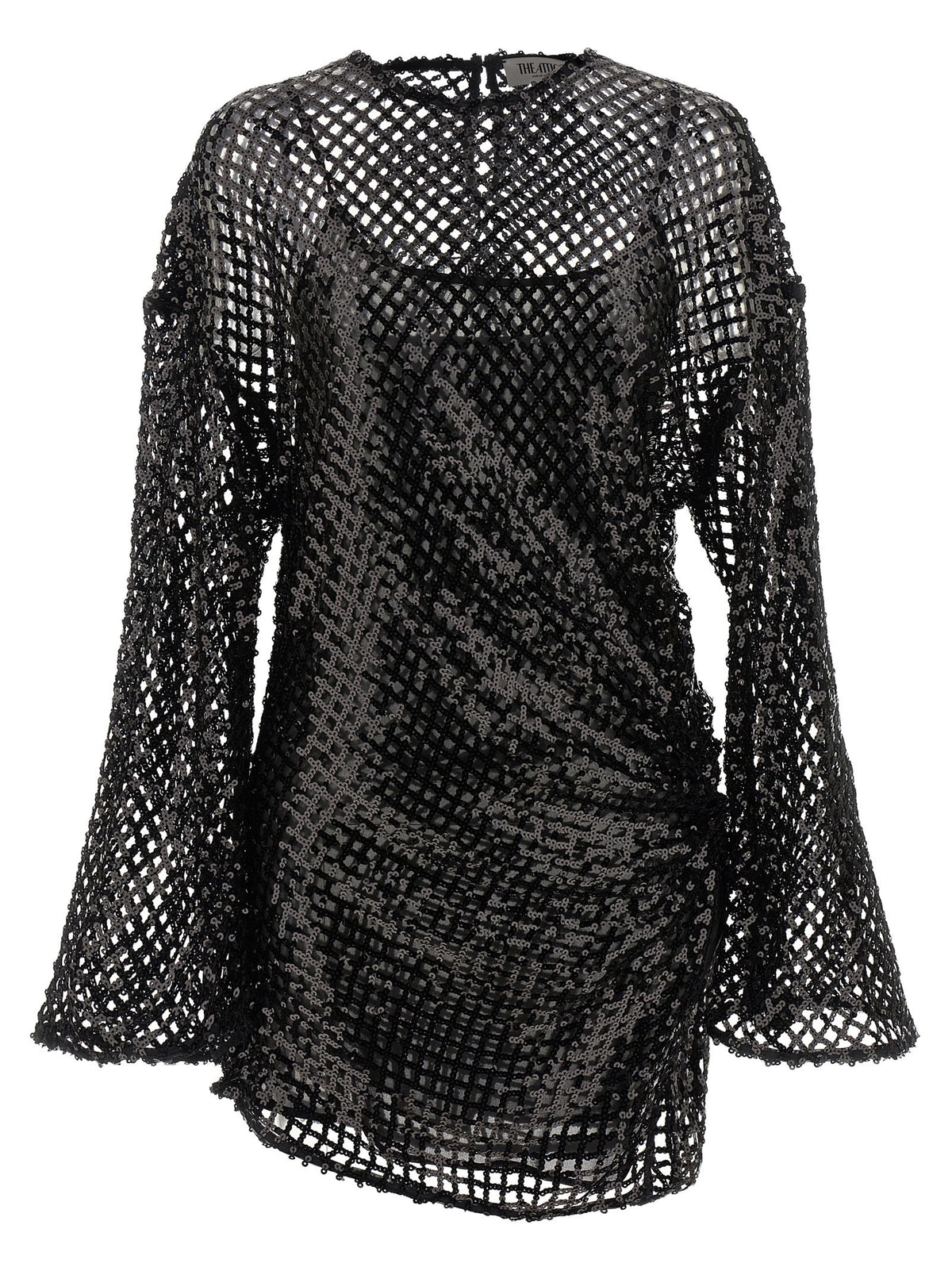 The Attico Sequin Mesh Dress