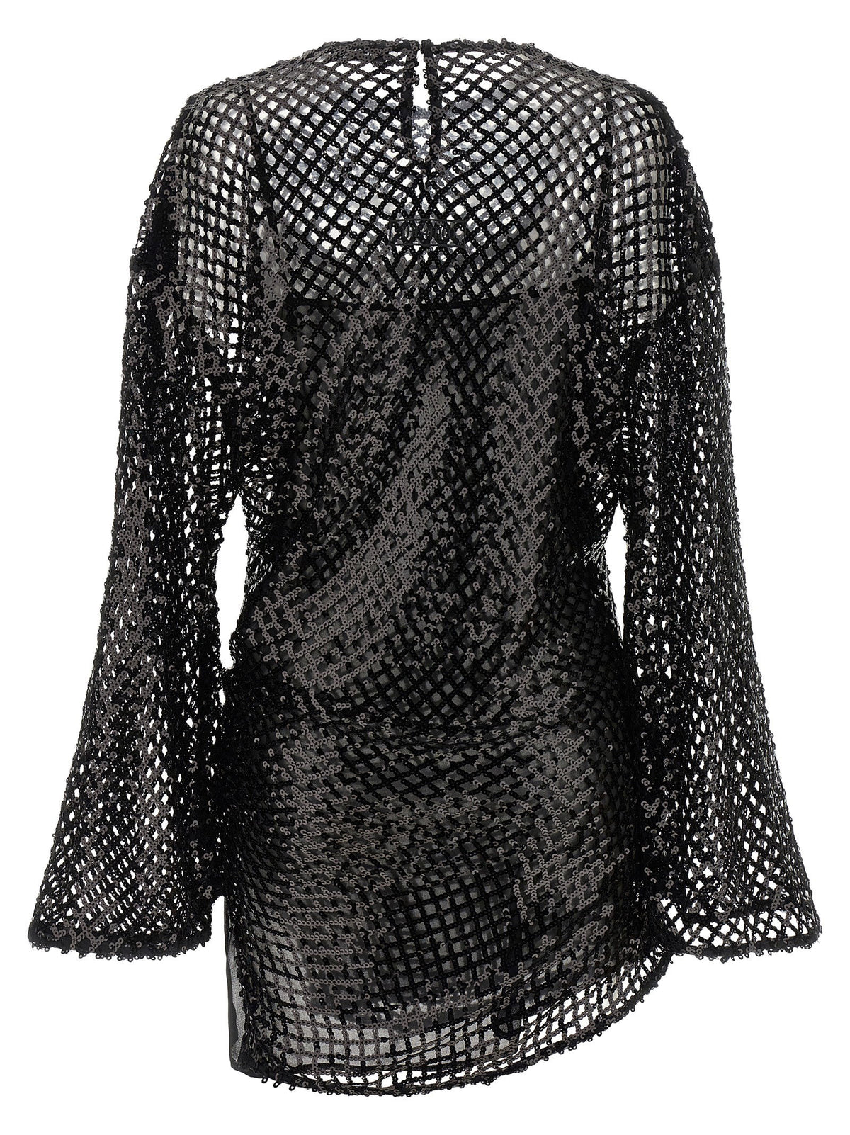 The Attico Sequin Mesh Dress
