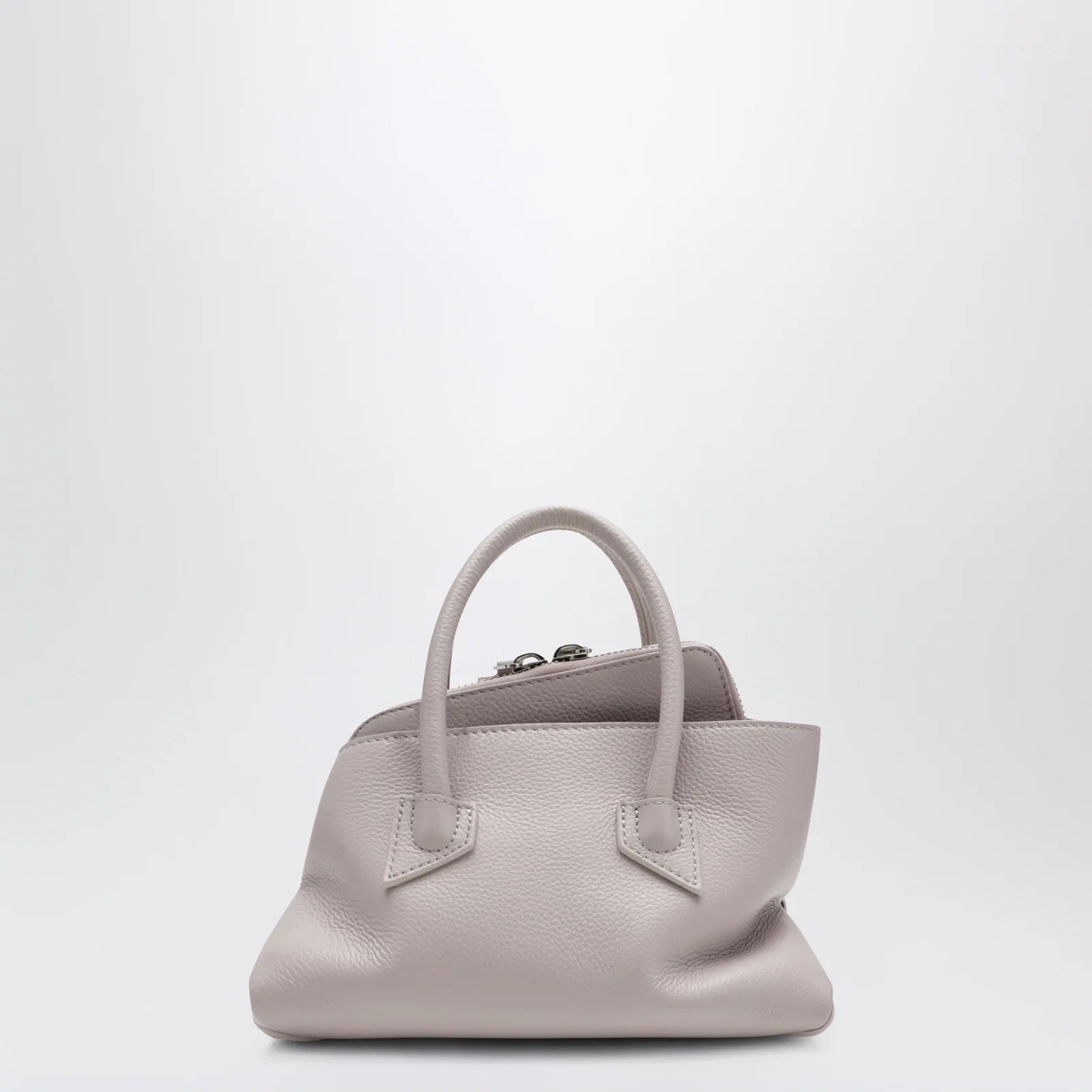 The Attico Light Mauve grain leather La Passeggiata Mini bag