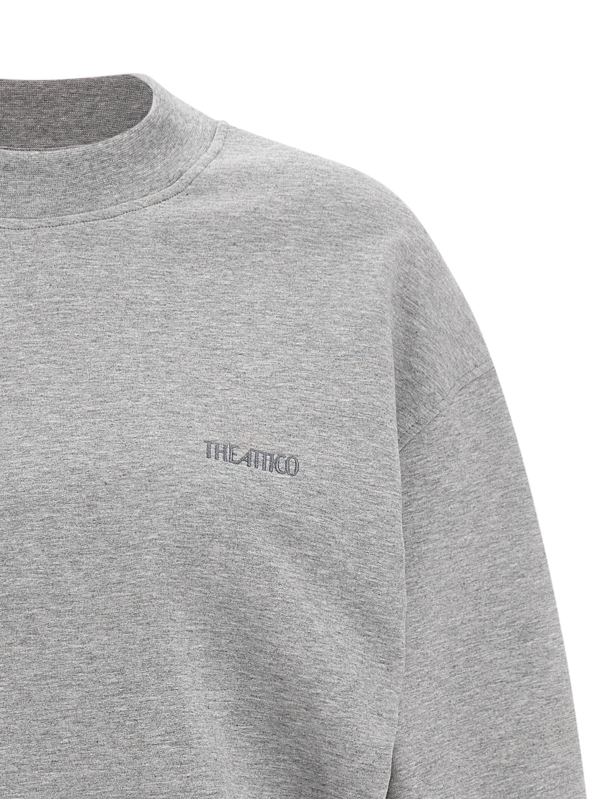 The Attico Mélange Sweatshirt Dress