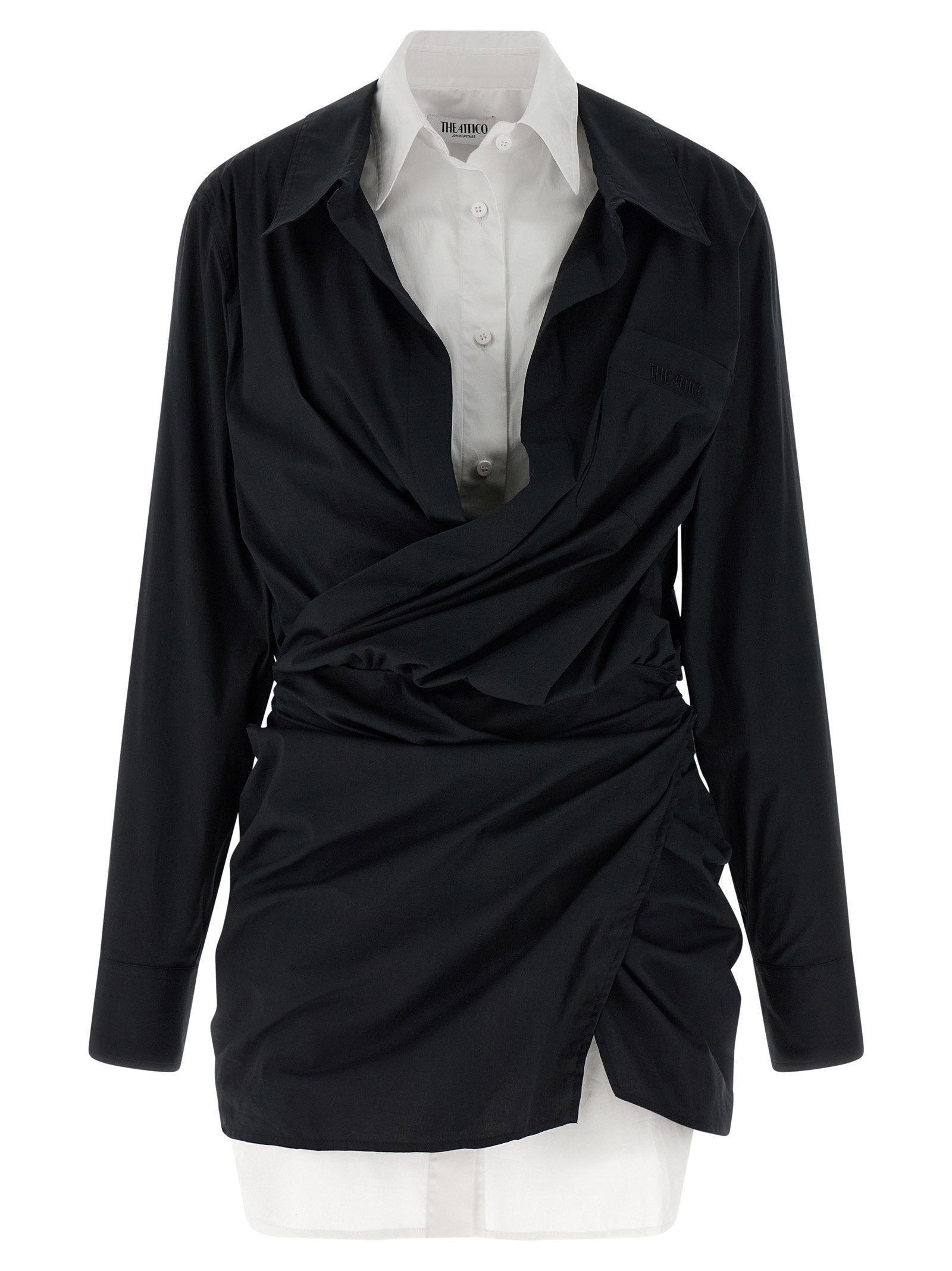 The Attico Double Layer Shirt Dress