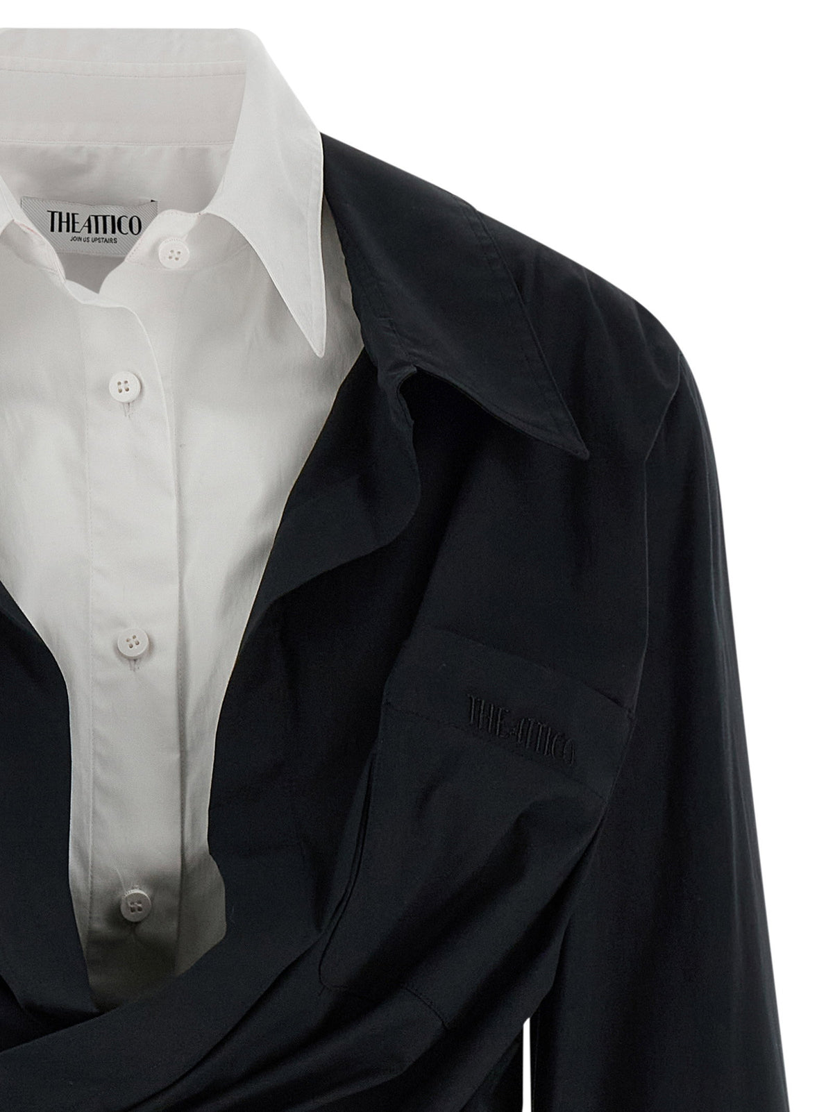 The Attico Double Layer Shirt Dress
