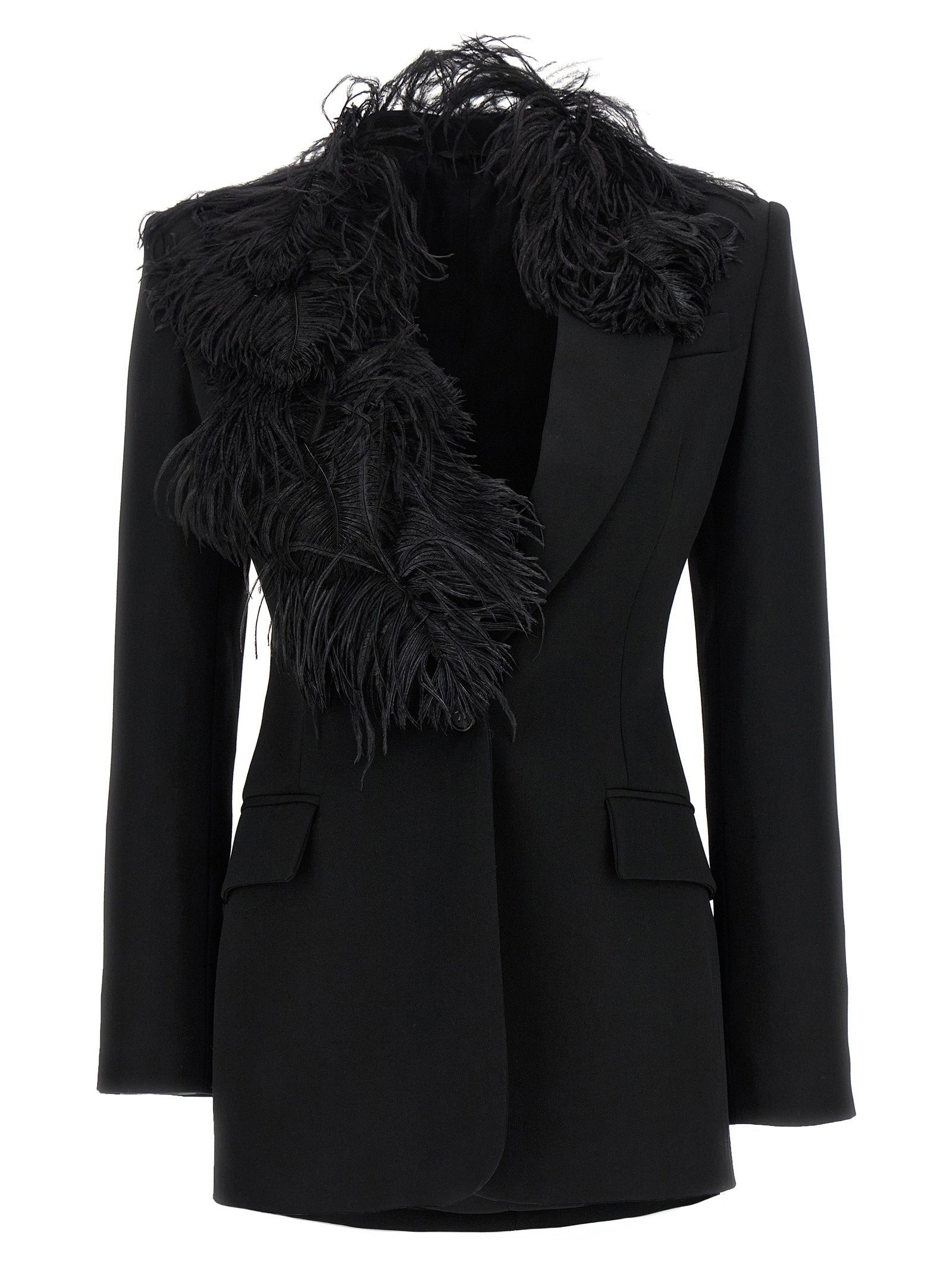 The Attico Feather Blazer