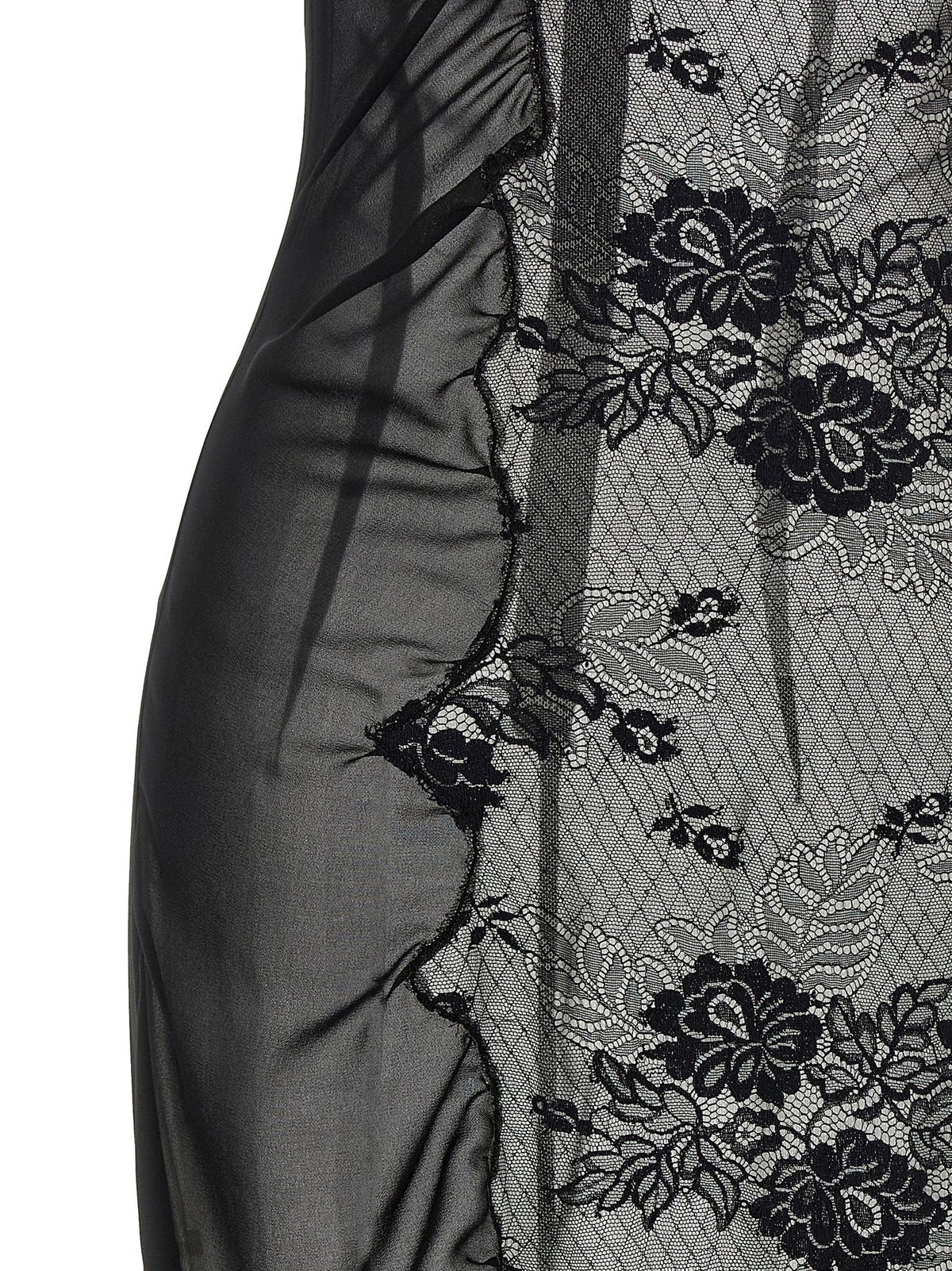 The Attico Lace Tulle Dress