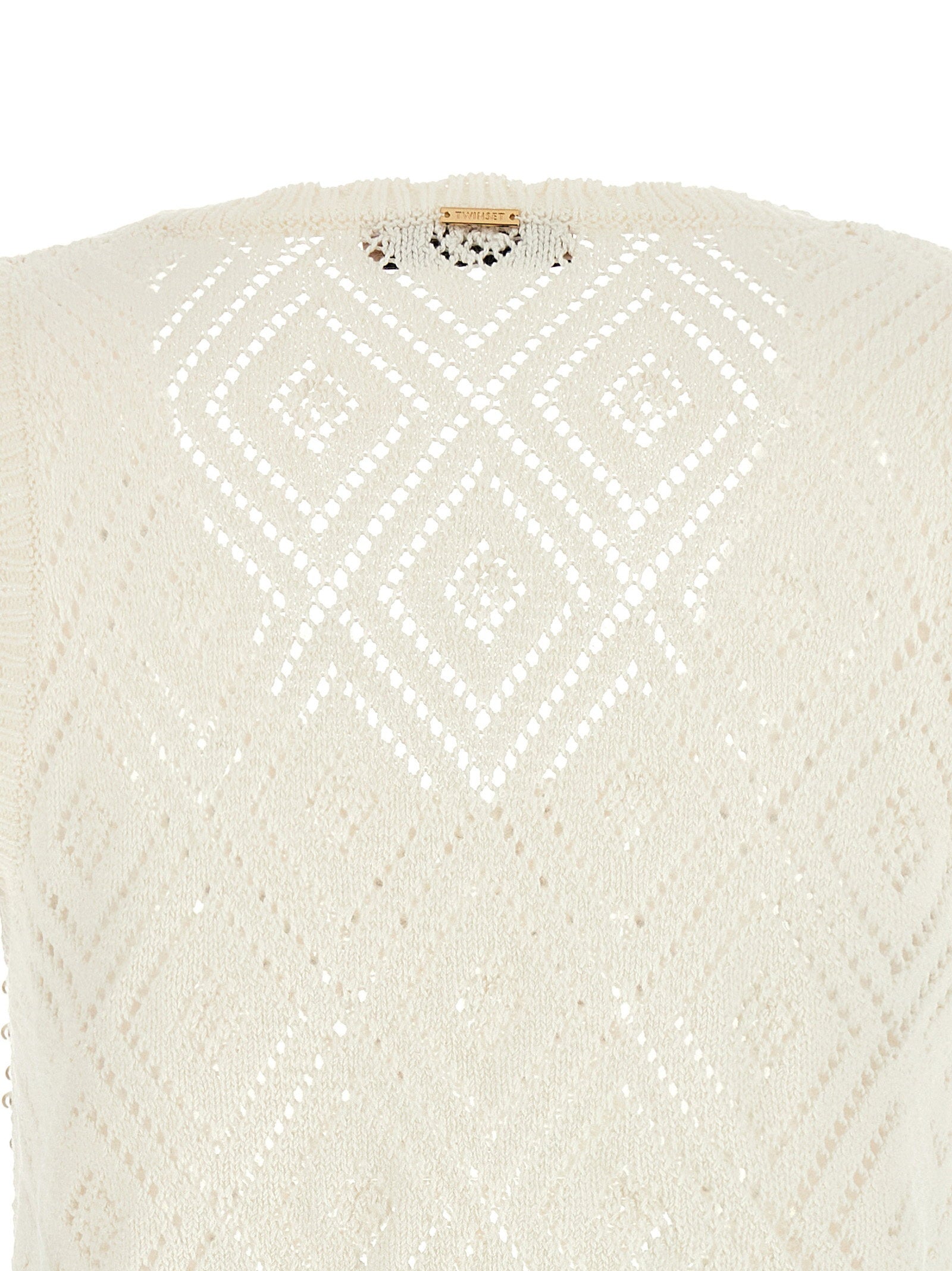 Twin Set Pearl Top
