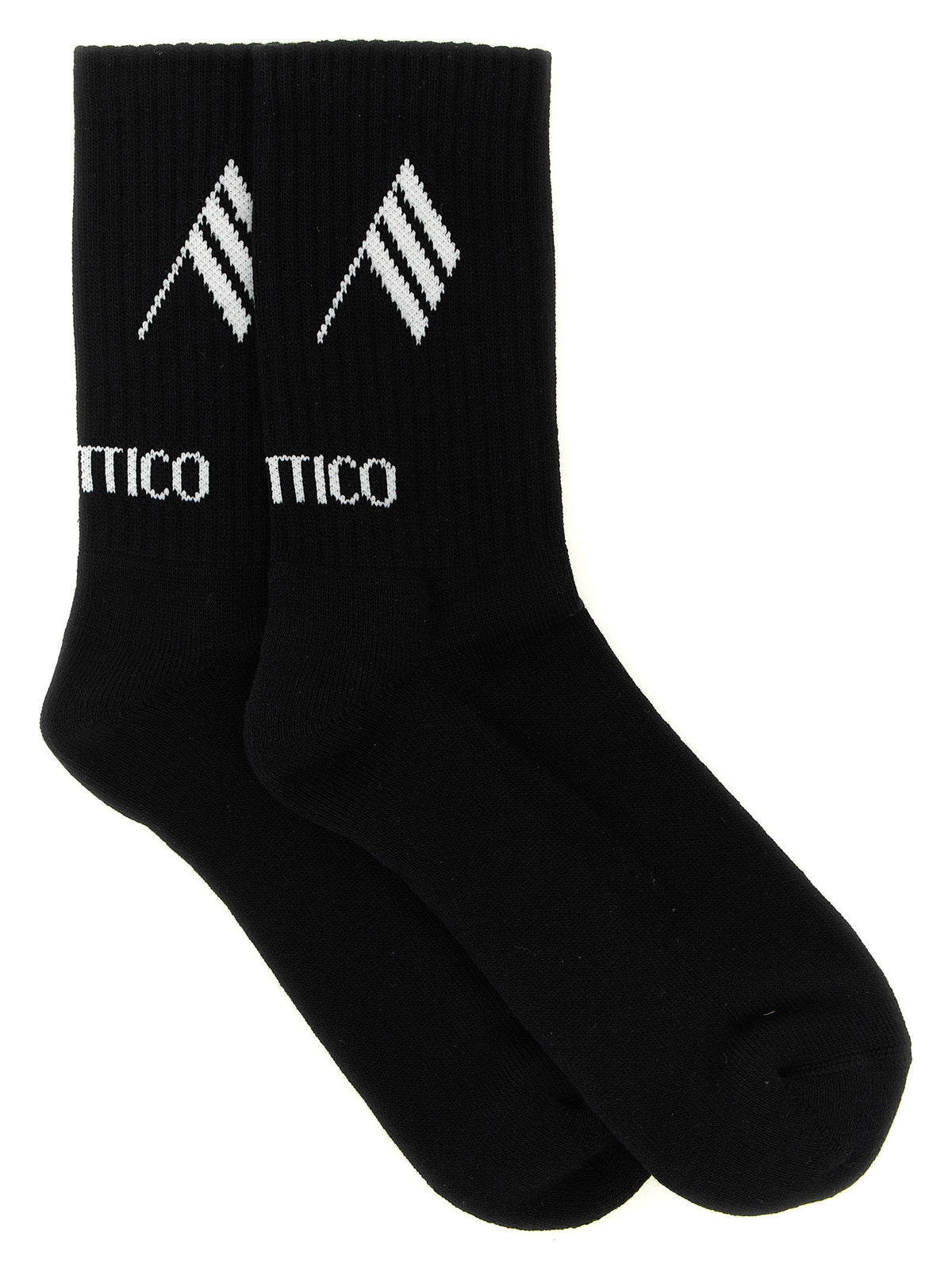 The Attico Logo Intarsia Socks